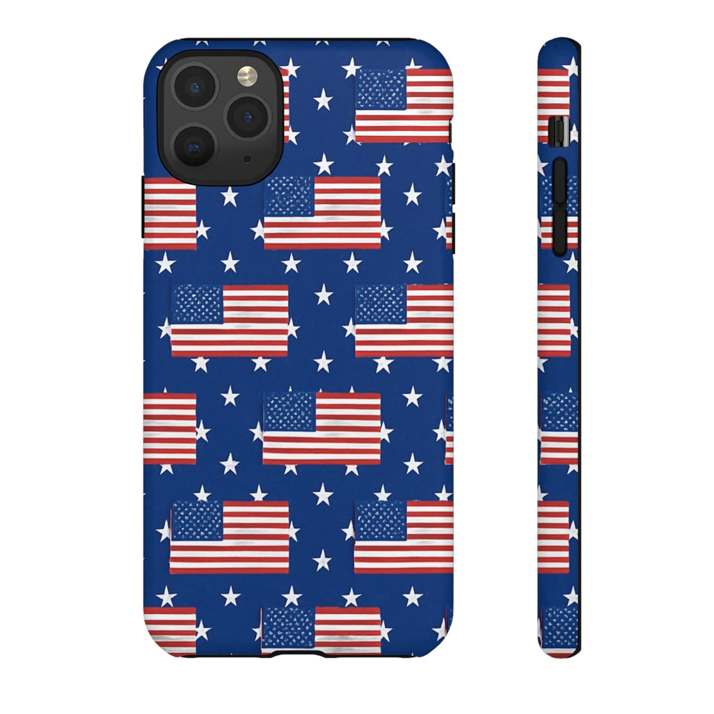 Patriotic Phone Case, Independence Day Accessories, American Flag Design, Star-Spangled Cover, Summer BBQ Gift