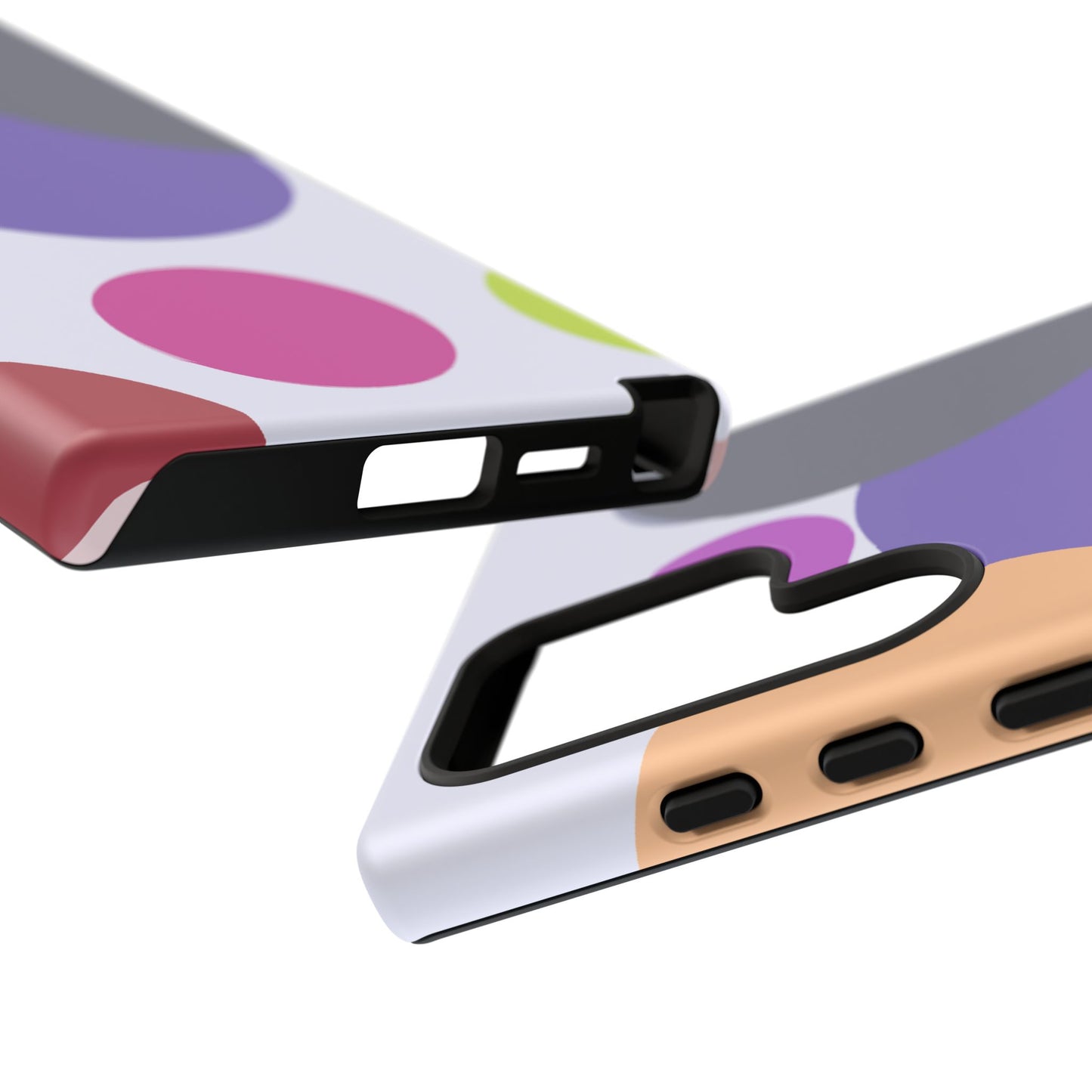 Colorful Geometric Phone Case, Bold Protective Cover for iPhone, Unique Gift for Trendy Teens, Fun Customizable Cases, Modern Design