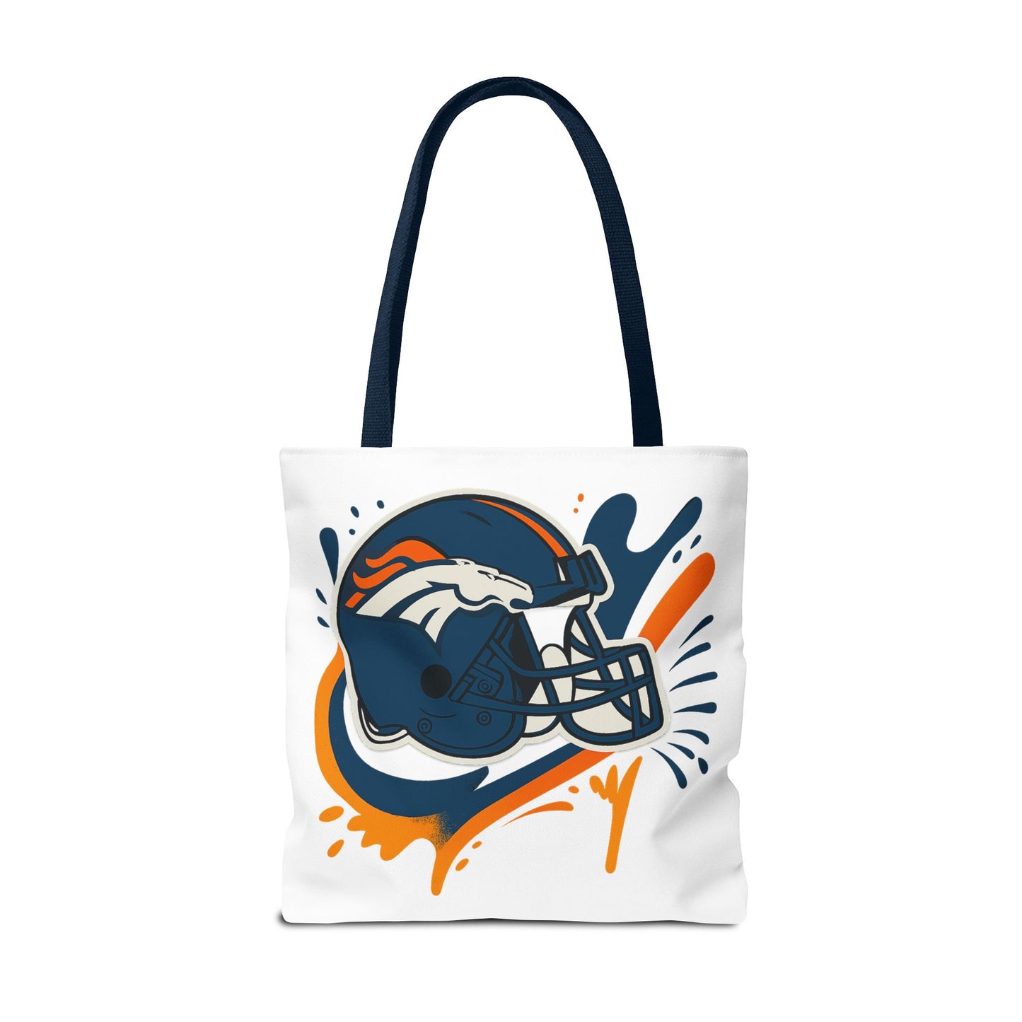 Denver Broncos Sports Tote Bag, Game Day Tote, Football Fan Gift, NFL Accessories, Team Spirit Bag, AOP Design