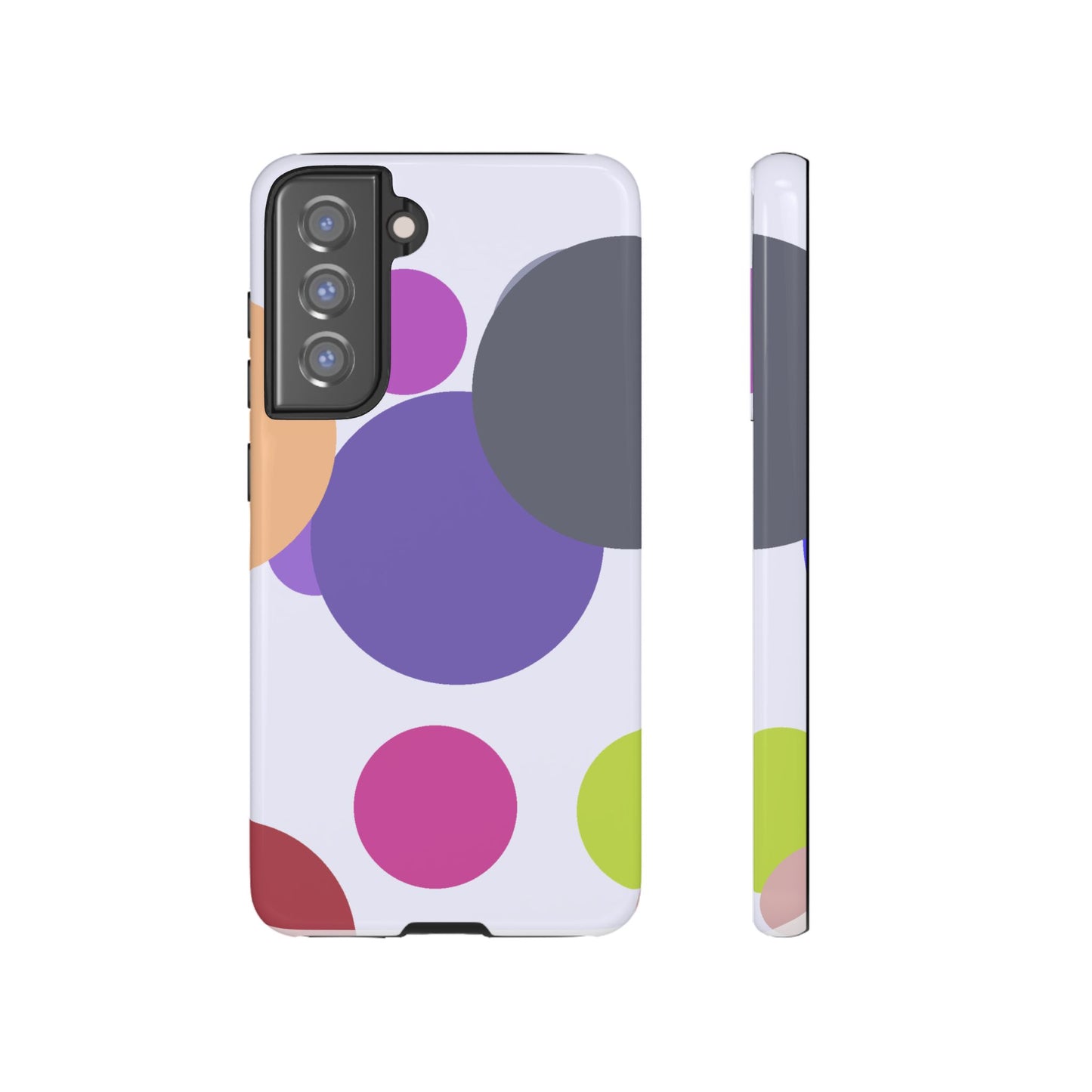 Colorful Geometric Phone Case, Bold Protective Cover for iPhone, Unique Gift for Trendy Teens, Fun Customizable Cases, Modern Design