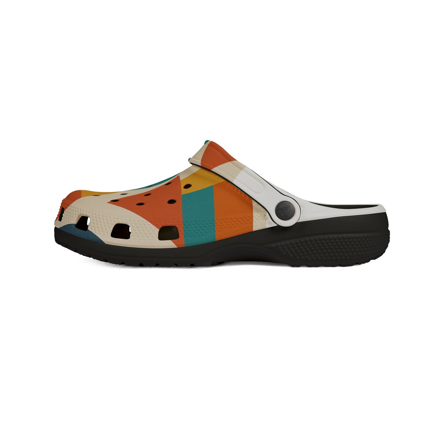 Stylish EVA Foam Rubber Clogs - Colorful AOP Design for Comfort & Fun, Perfect for Summer, Casual Outings, Garden Wear, Gift Ideas
