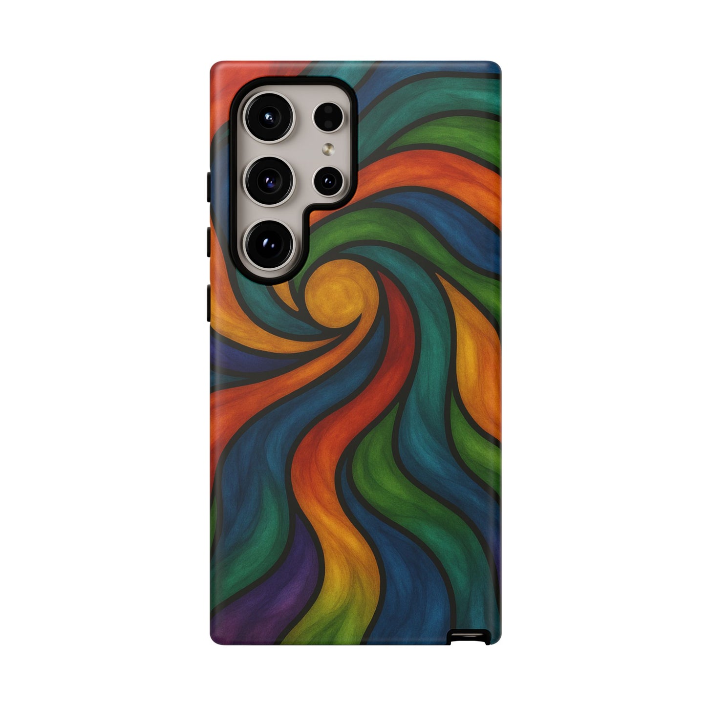 Colorful Swirl Phone Case | Tough Cases, Vibrant Design, Gift for Art Lovers, Funky Case, Unique Phone Accessories
