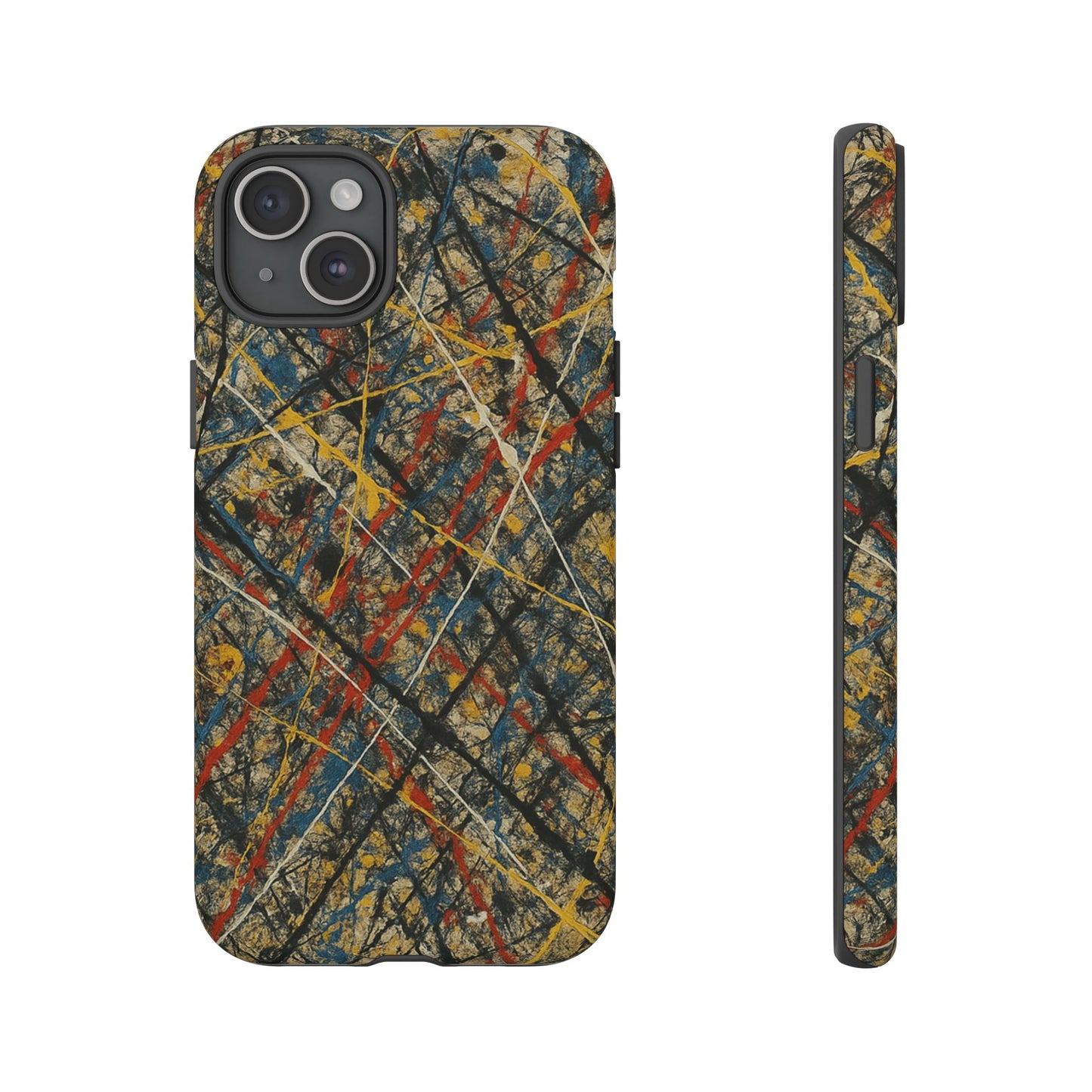Tough Cases Phone Case - Bold Abstract Design, Stylish Mobile Cover, Unique Gift for Him/Her, Durable Accessory, Trendy Protection