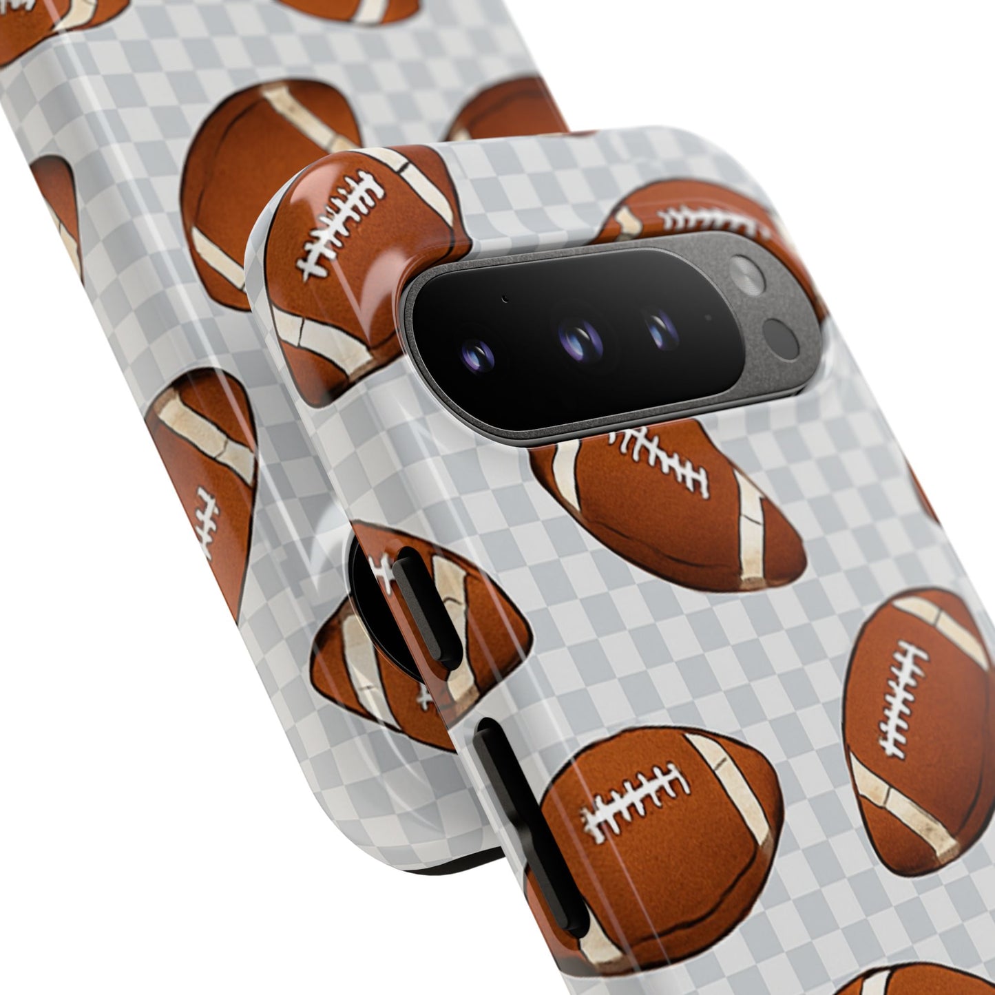 Football Phone Case, Tough Cases for Sports Fans, Unique Gift for Football Lovers, Protective Decor, Athletic Accessories