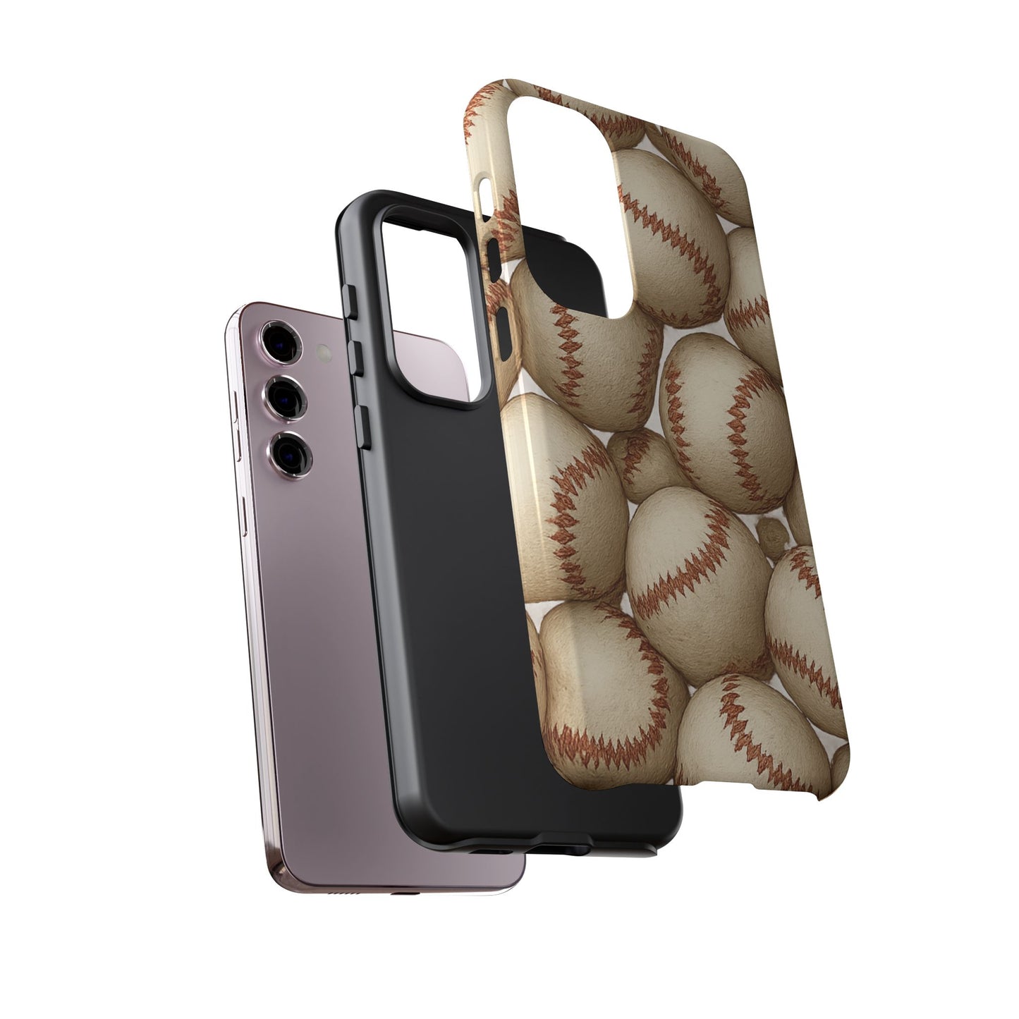 Baseball Phone Case, Tough Cases for Sports Fans, Custom iPhone Cover, Unique Gift for Baseball Lovers, Durable Protection