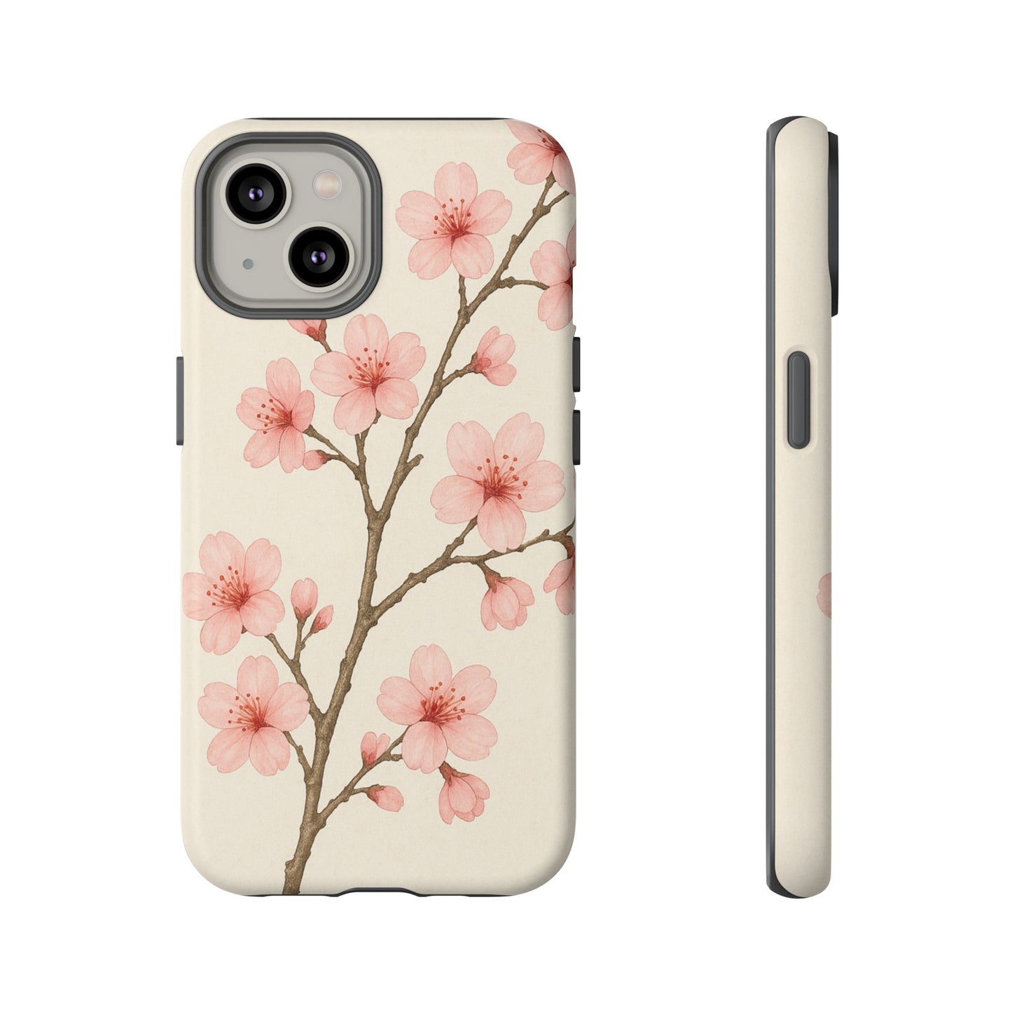 Cherry Blossom Phone Case, Floral Phone Cover, Tough Case for Gifts, Spring Decor, Cute Tech Accessories, Nature Lover's Gift