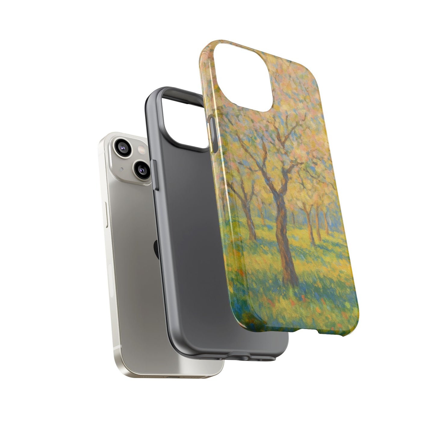 Artistic Phone Case, Tough Phone Case, Flower Tree Case, Spring Decor, Unique Phone Cover, Nature Lover Gift