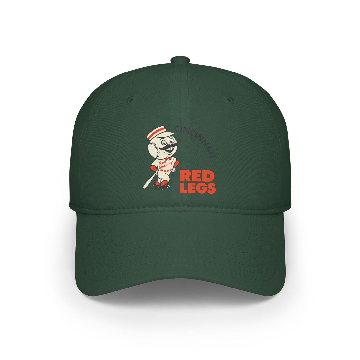 Cincinnati Reds Low Profile Baseball Cap, Adjustable Red Hat, Sports Cap, Team Gear, Gift for Baseball Fans