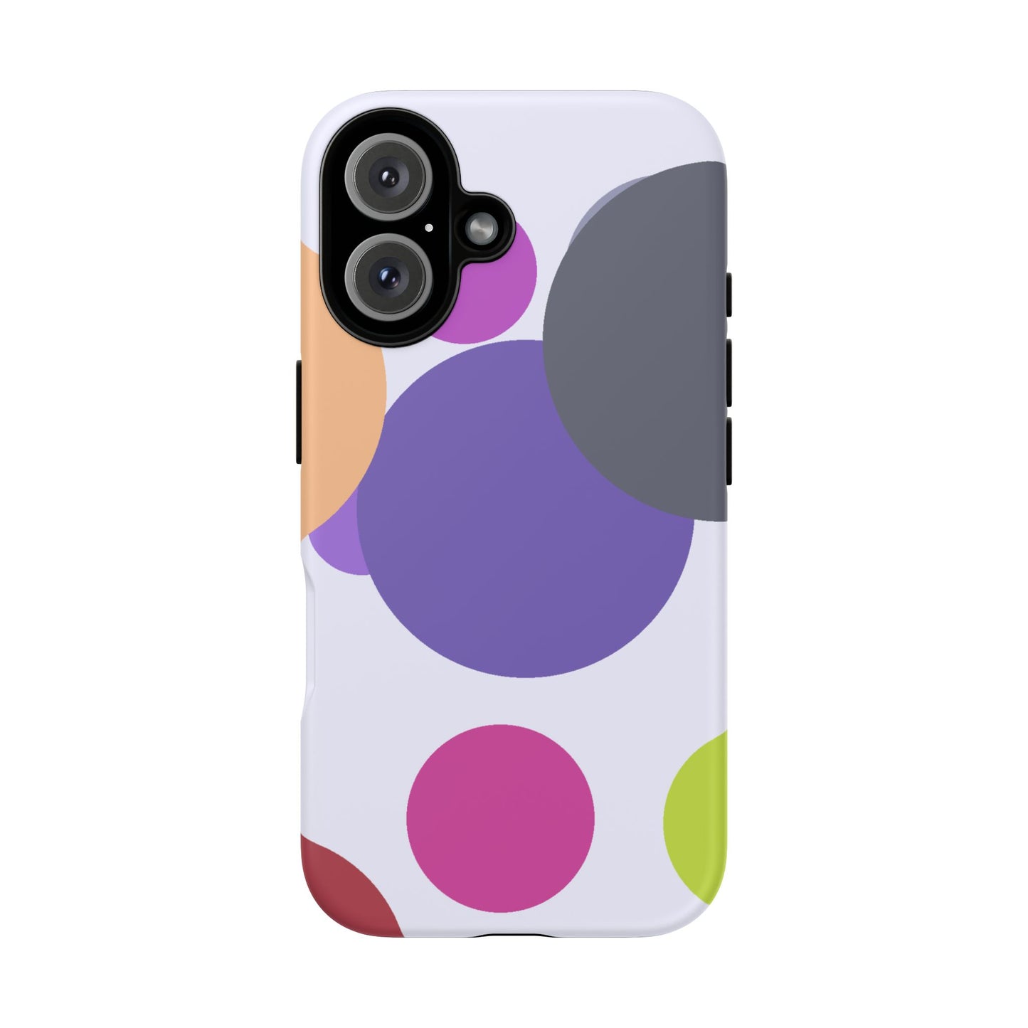 Colorful Geometric Phone Case, Bold Protective Cover for iPhone, Unique Gift for Trendy Teens, Fun Customizable Cases, Modern Design
