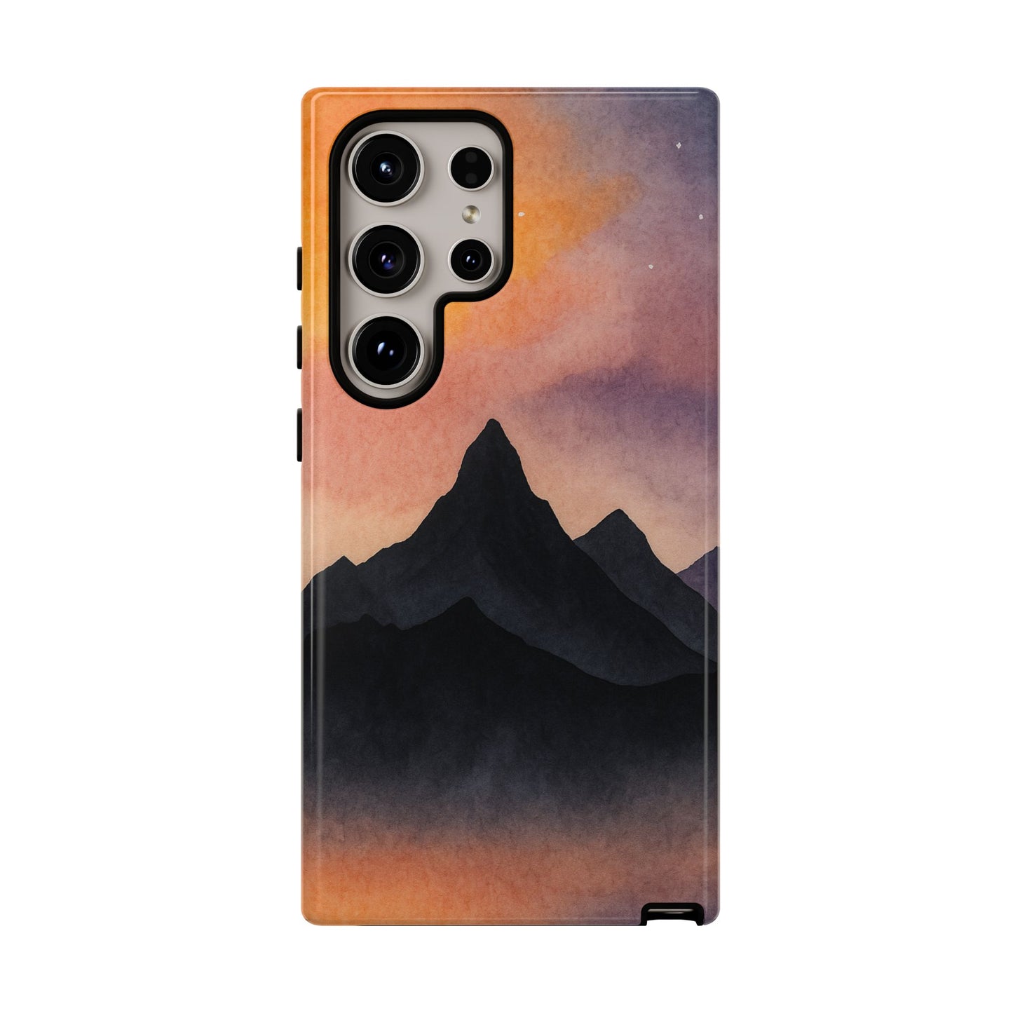 Mountain Sunset Phone Case, Nature Lover's Gift, Adventure Phone Cover, Unique Cellphone Accessories, Outdoor Enthusiast Decor