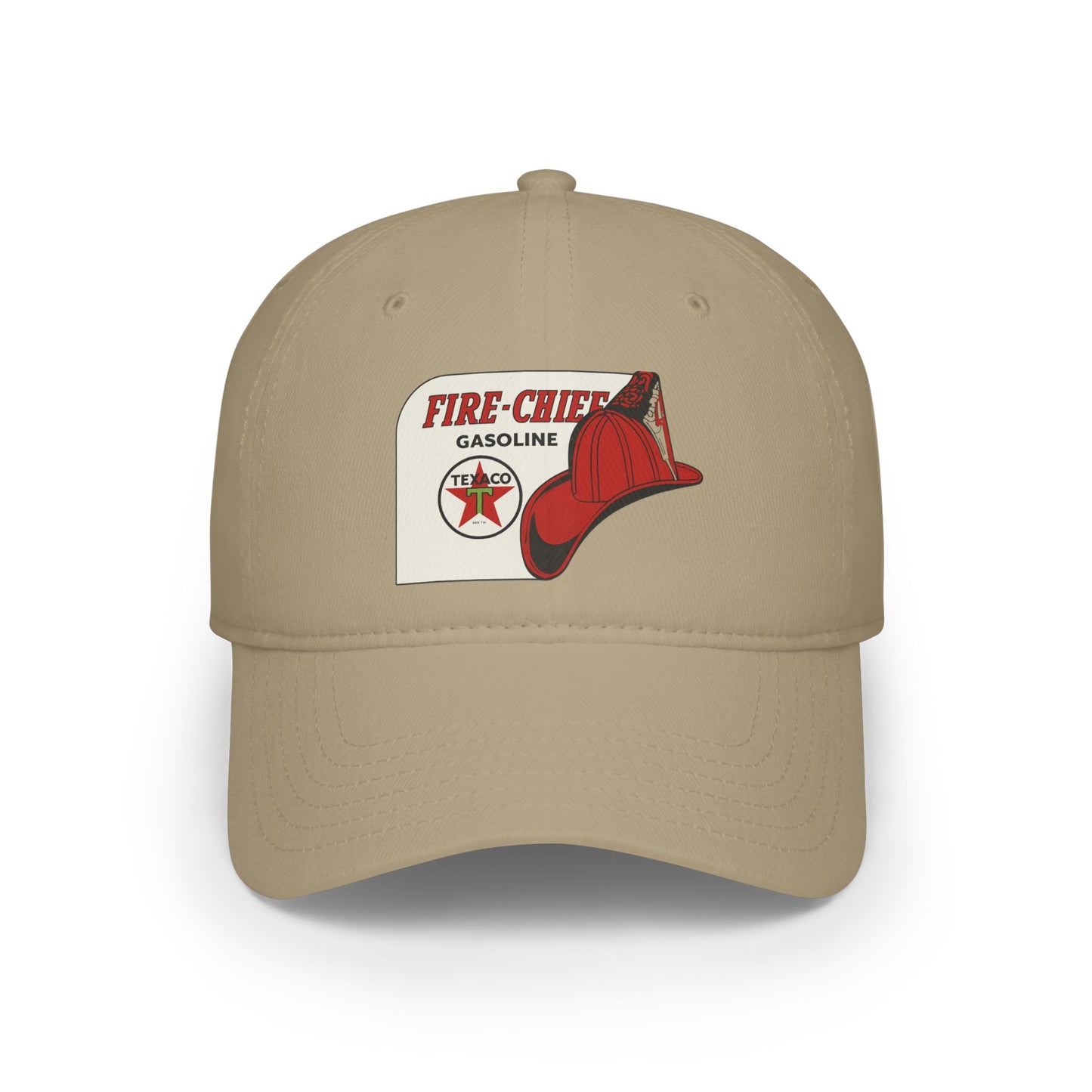 Vintage Fire Chief Baseball Cap, Ideal for Firefighters, Red Hat, Gasoline Logo Cap, Unique Gift for Men and Women