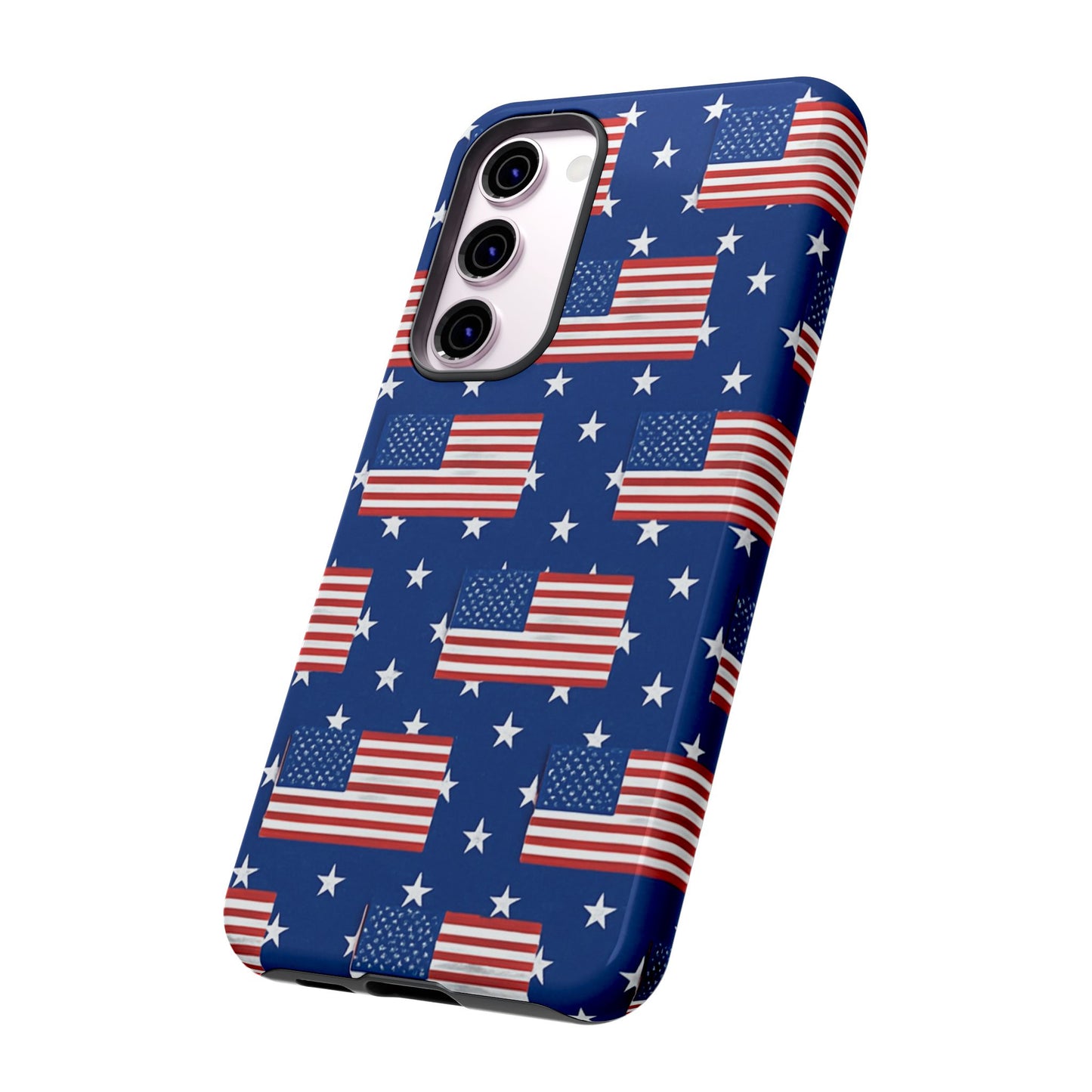 Patriotic Phone Case, Independence Day Accessories, American Flag Design, Star-Spangled Cover, Summer BBQ Gift