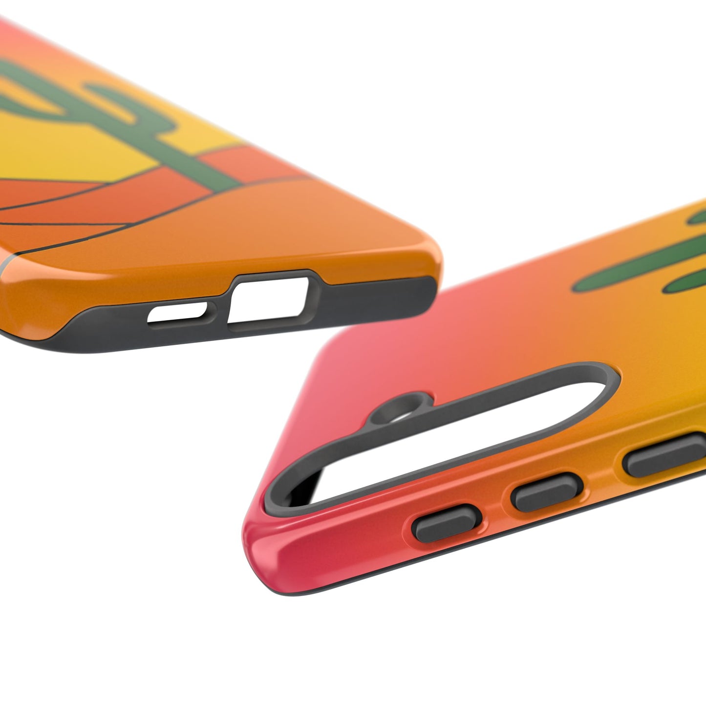 Desert Vibes Phone Case, Tough Cases, Cactus Design, Colorful Phone Cover, Summer Aesthetic, Unique Gift Idea