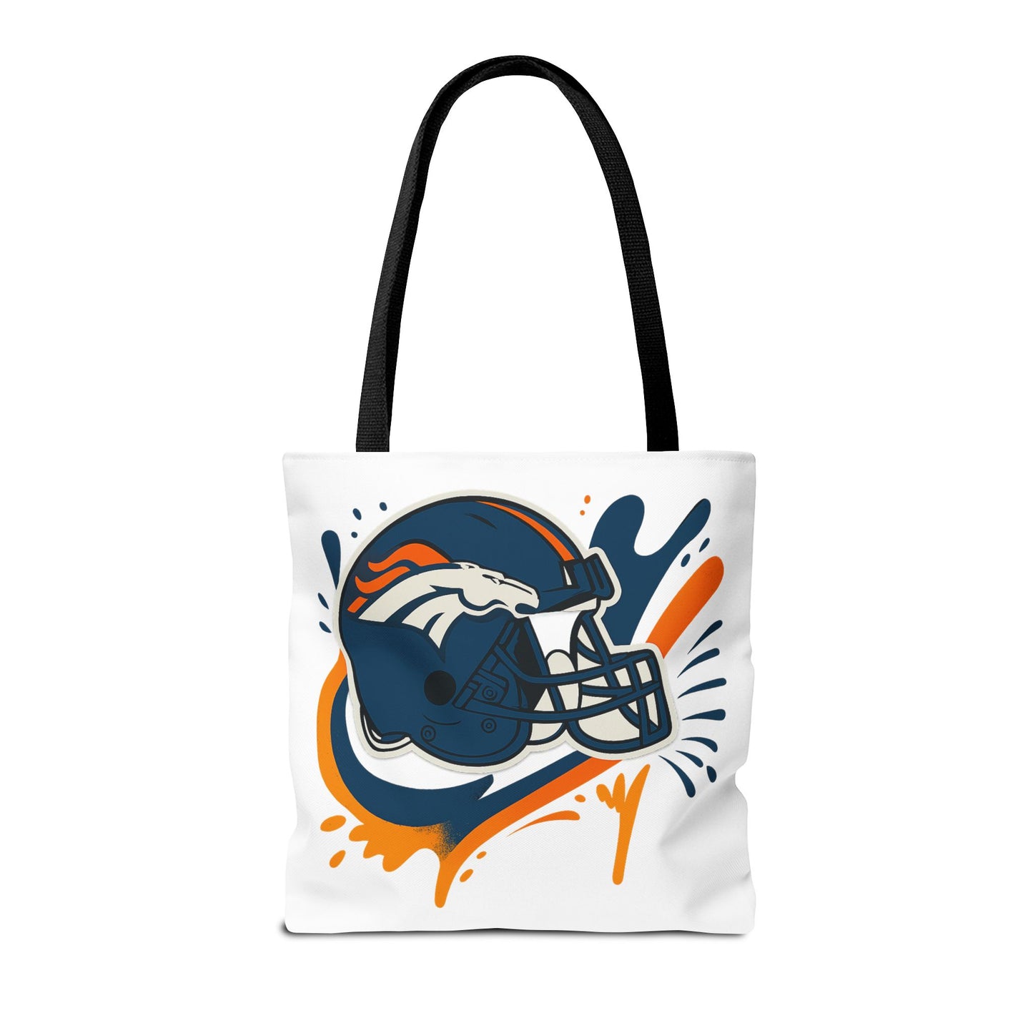 Denver Broncos Sports Tote Bag, Game Day Tote, Football Fan Gift, NFL Accessories, Team Spirit Bag, AOP Design