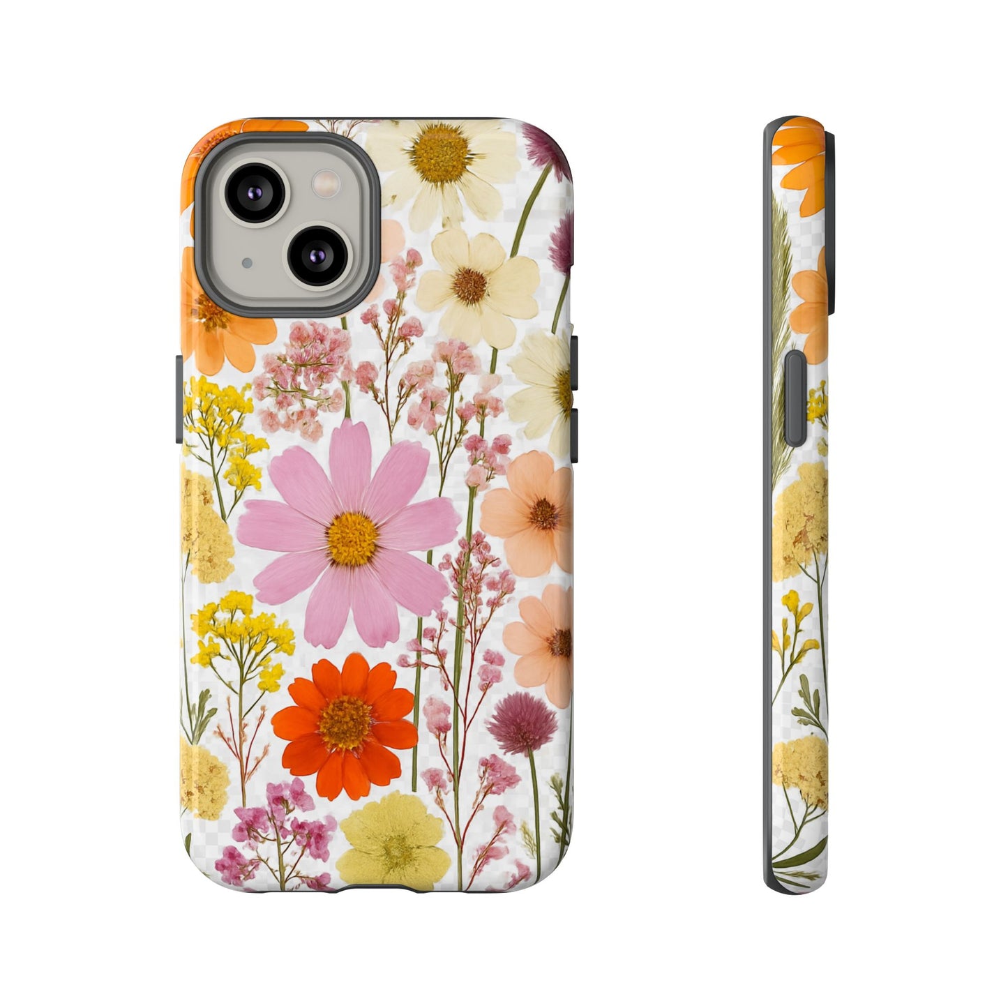 Floral Phone Case - Tough Cases, Stylish Protective Cover, Flower Design, Trendy Gift, Nature Lover Accessory, DRIED FLOWERS