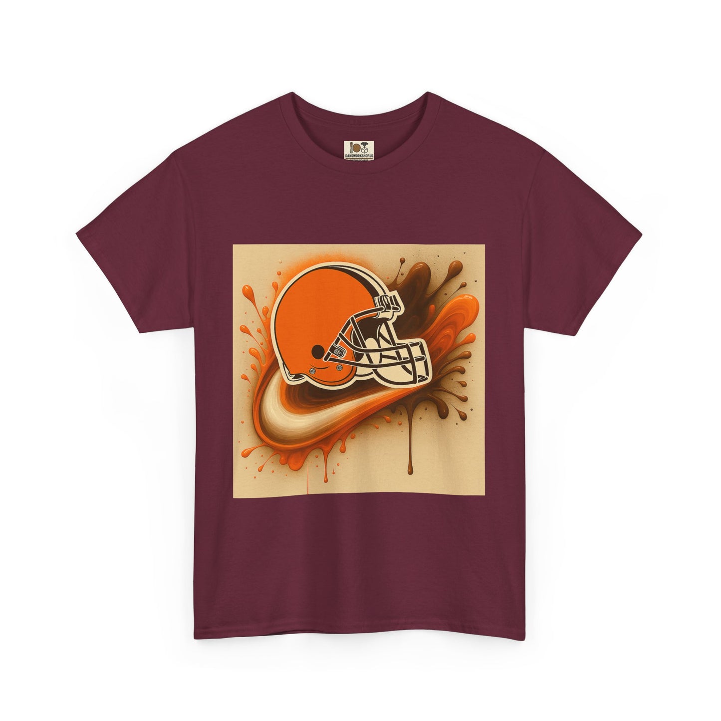 Cleveland Browns Fan Tee, Unisex Heavy Cotton Shirt, Game Day Apparel, Sports T-Shirt, NFL Team Gear, Casual Comfort Wear