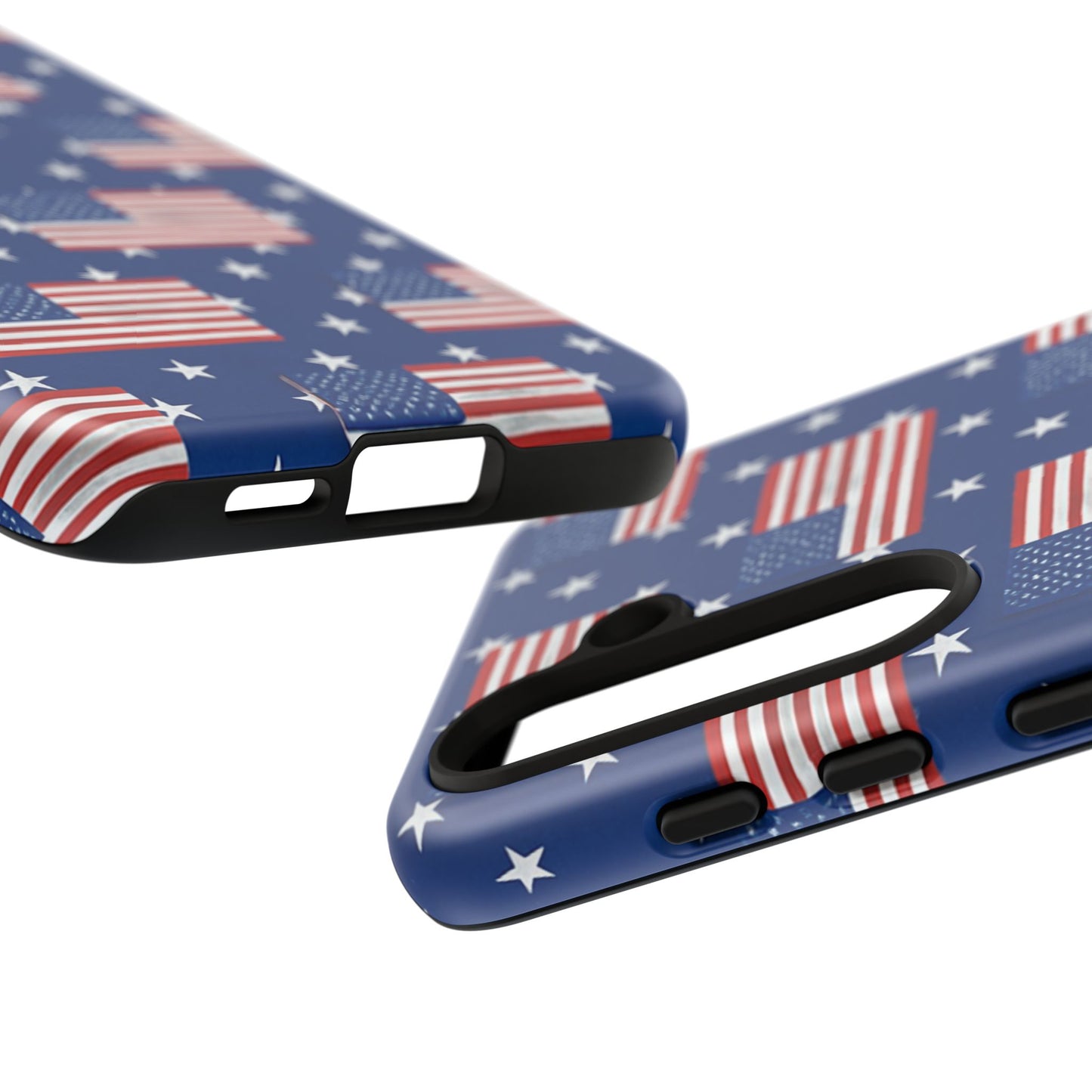 Patriotic Phone Case, Independence Day Accessories, American Flag Design, Star-Spangled Cover, Summer BBQ Gift