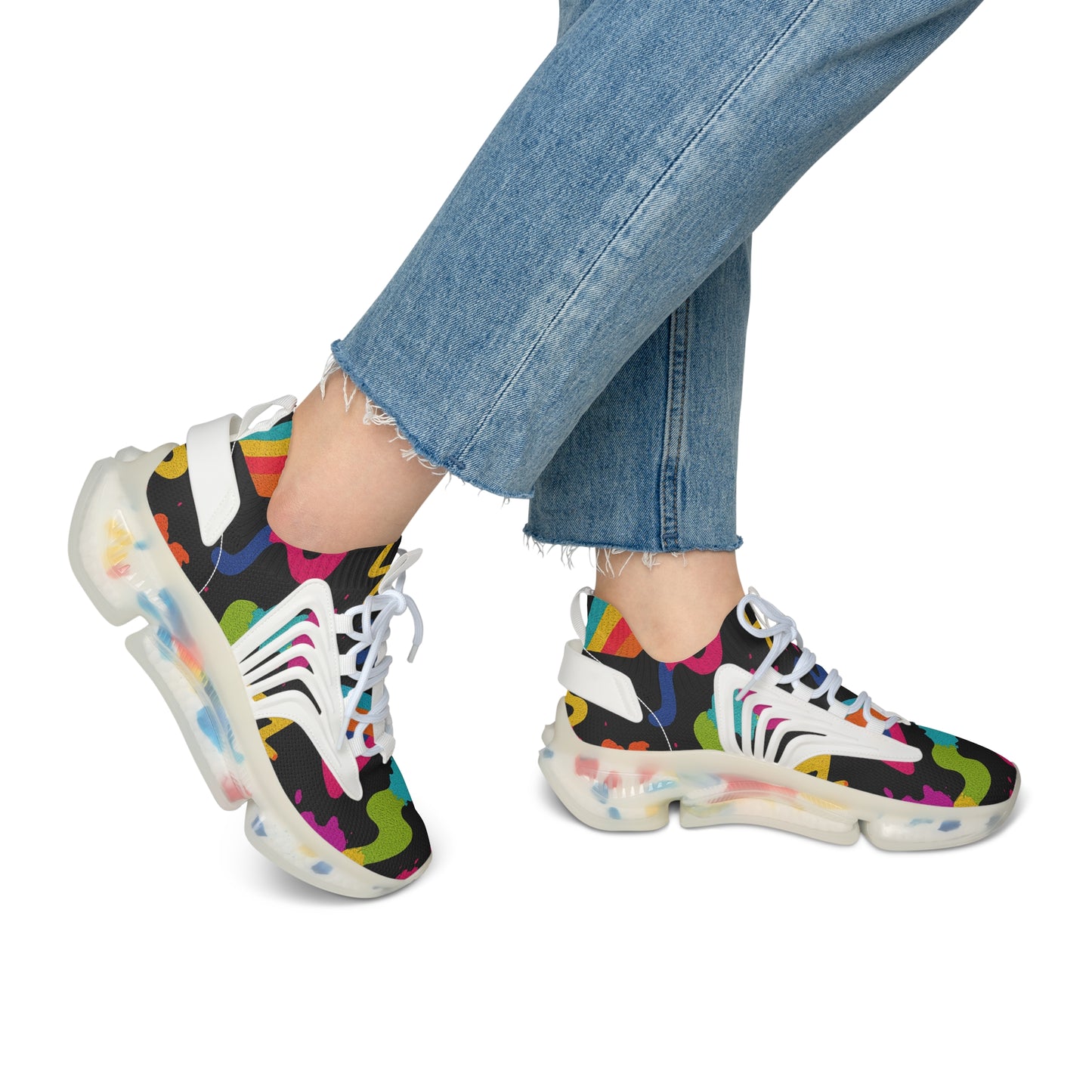 Vibrant Women's Mesh Sneakers - Trendy Athletic Shoes for Casual Wear, Fitness, Gift Ideas, Summer Fun, Stylish Walkers