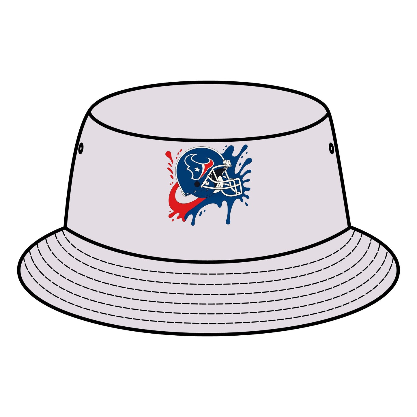 Vibrant Sports Bucket Hat | Summer Accessories, Gift for Sports Fans, Beachwear, Trendy Headwear, Festival Fashion