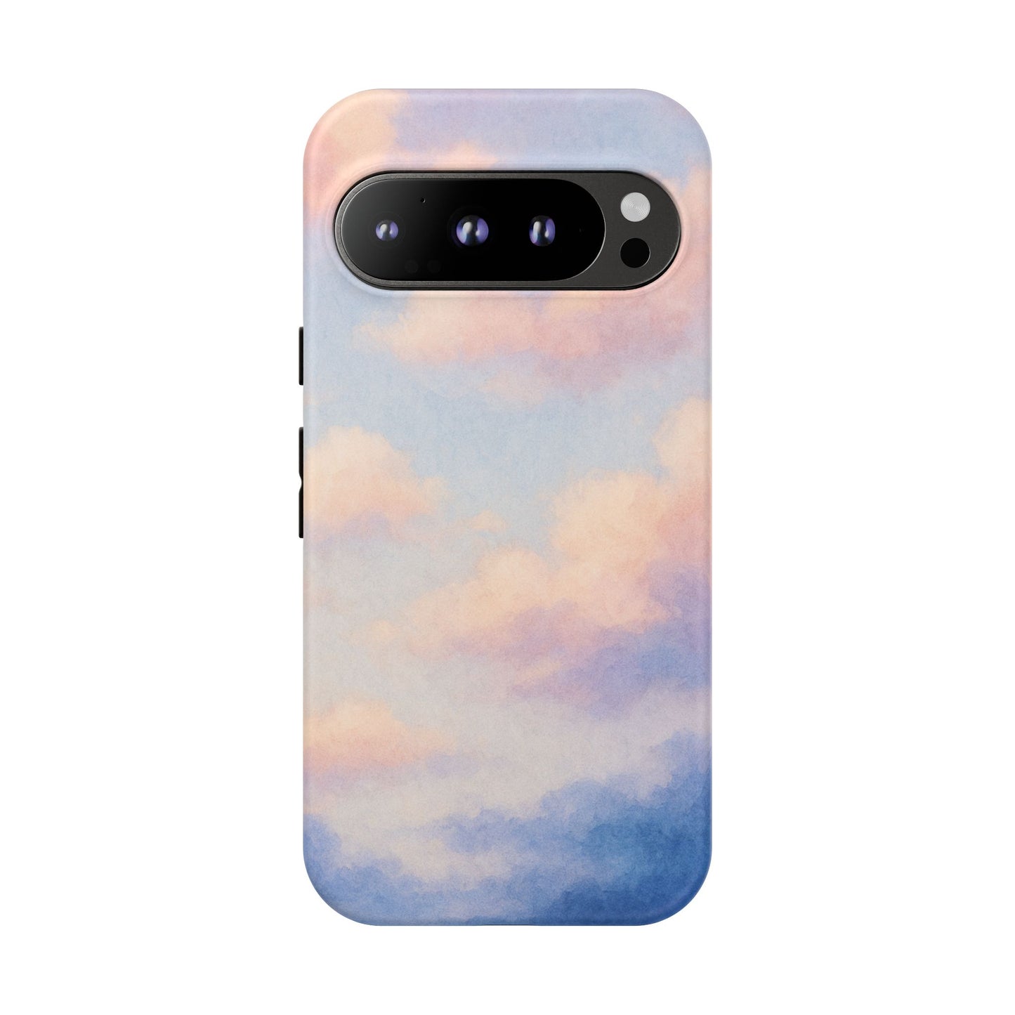 Sky Blue Cloud Phone Case, Tough Phone Cover, Aesthetic Cell Phone Accessory, Gift for Teen, Trendy Tech Protection