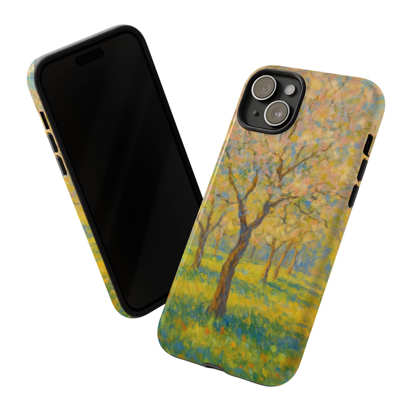 Artistic Phone Case, Tough Phone Case, Flower Tree Case, Spring Decor, Unique Phone Cover, Nature Lover Gift