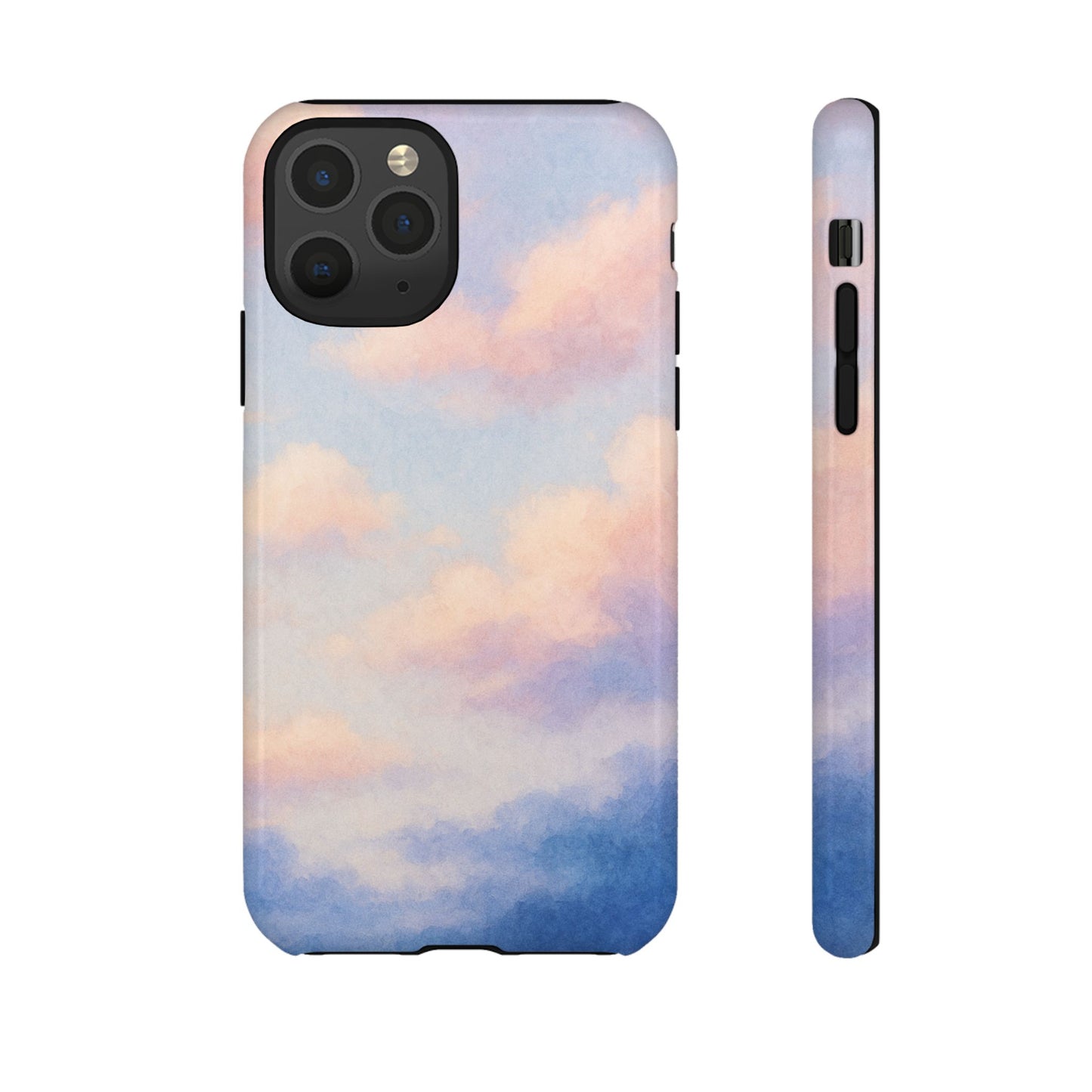 Sky Blue Cloud Phone Case, Tough Phone Cover, Aesthetic Cell Phone Accessory, Gift for Teen, Trendy Tech Protection