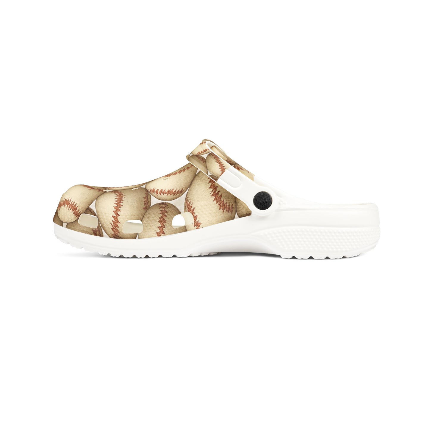 Baseball Print EVA Foam Shoes, Comfortable Clogs, Sports Fan Footwear, Perfect Gift for Athletes, Unique Casual Shoes