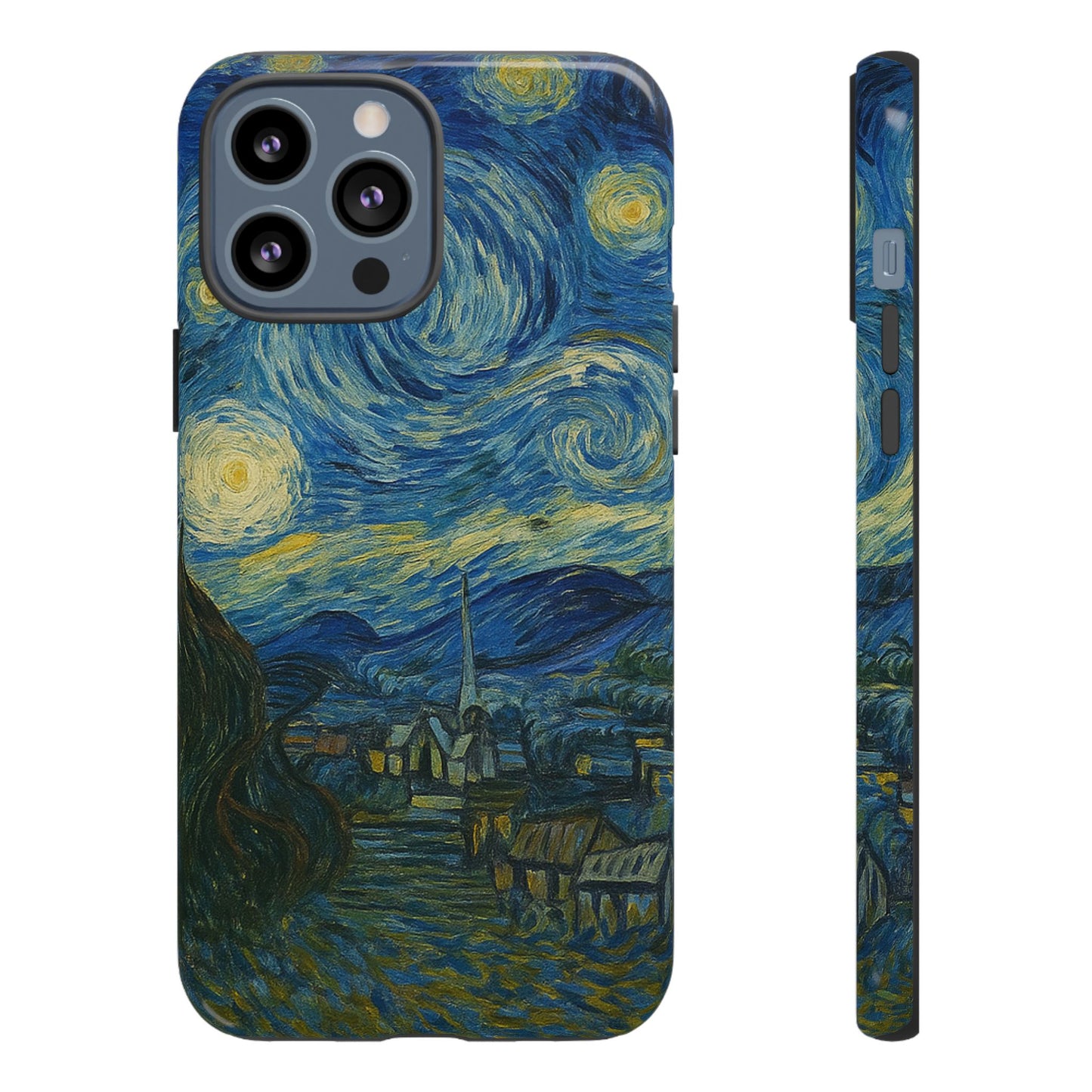 Starry Night Phone Case, Artistic Cell Phone Cover, Gift for Art Lovers, Unique Phone Accessory, Birthday Gift for Him/Her, Tough Cases