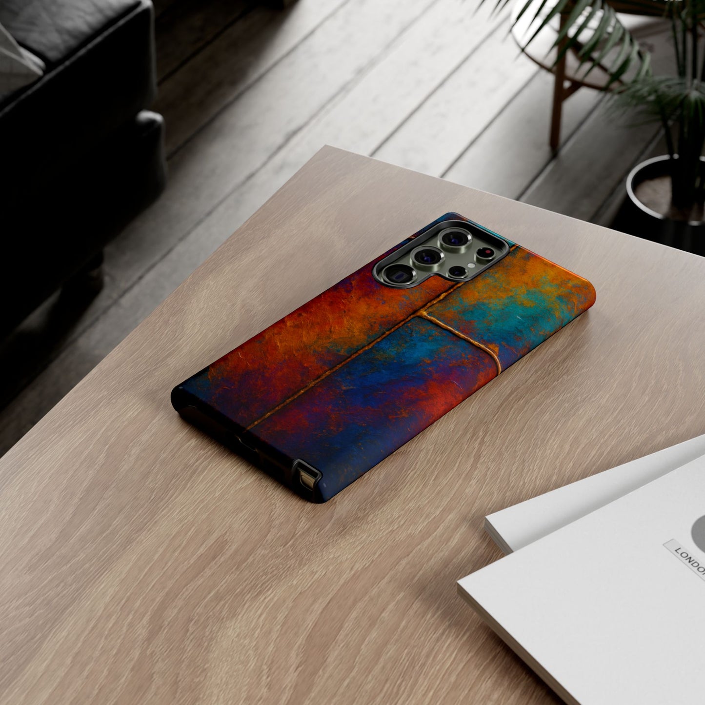 Colorful Artistic Phone Case, Tough Cases, Vibrant Phone Cover, Protective Case, Unique Gift for Art Lovers, Birthday Gift