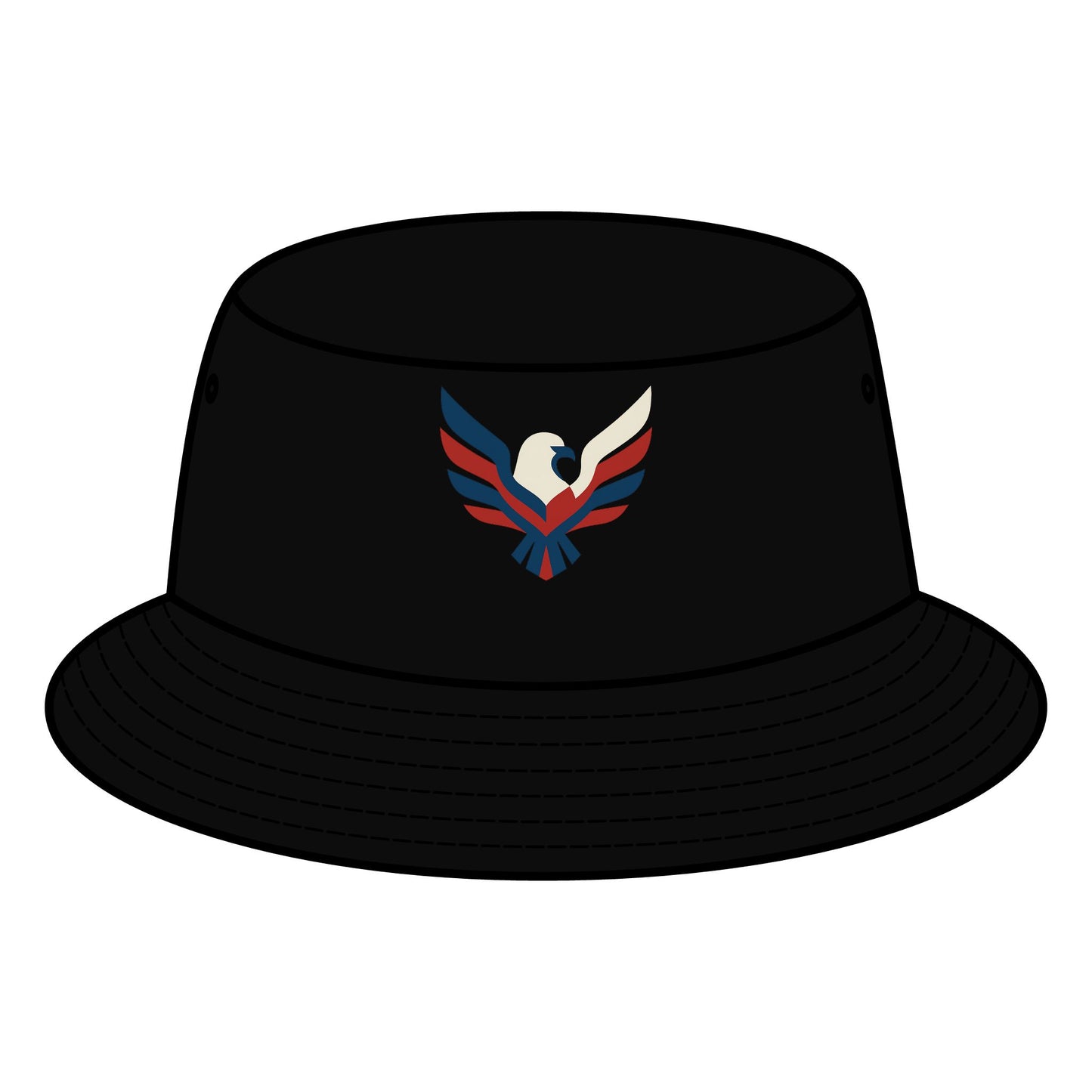 Patriotic Bucket Hat - Eagle Design, Summer Accessory, Outdoor Wear, Gift for Dad, 4th of July, Beach Hat