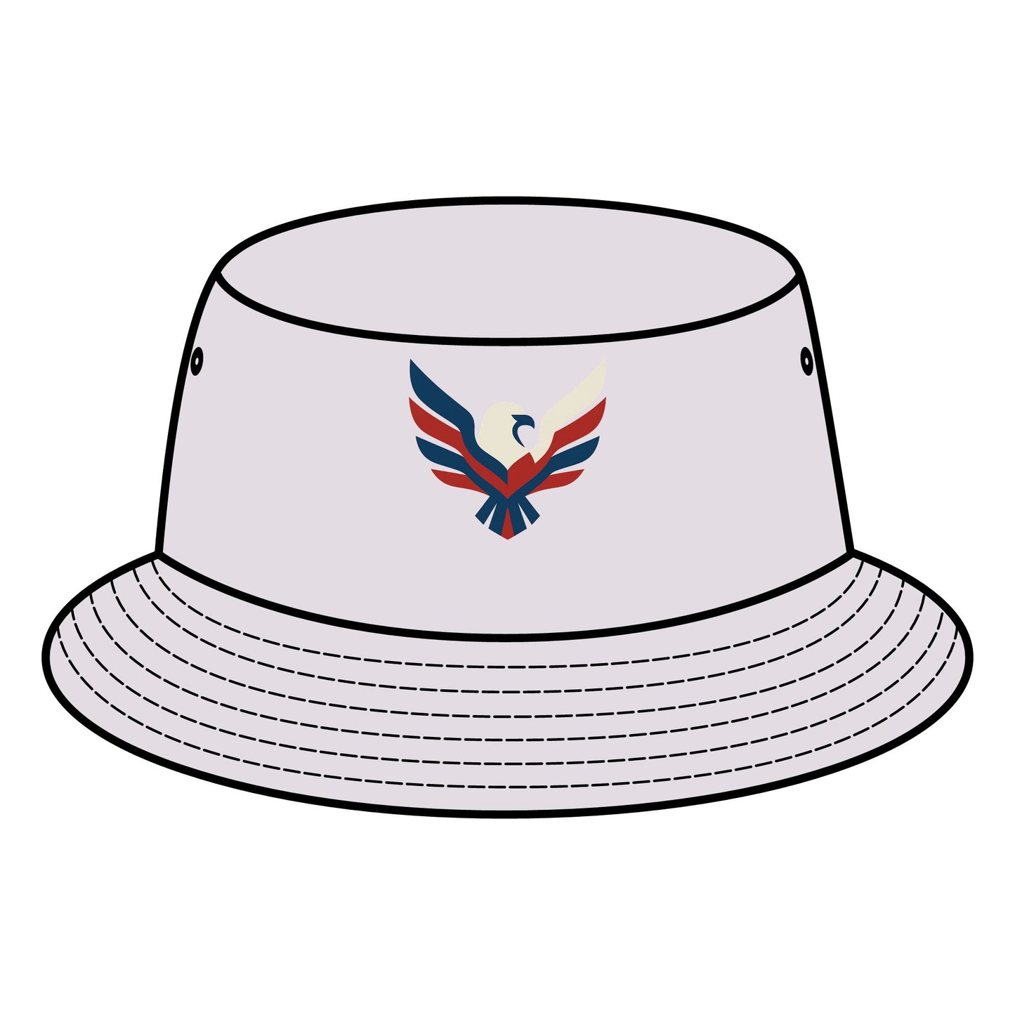Patriotic Bucket Hat - Eagle Design, Summer Accessory, Outdoor Wear, Gift for Dad, 4th of July, Beach Hat