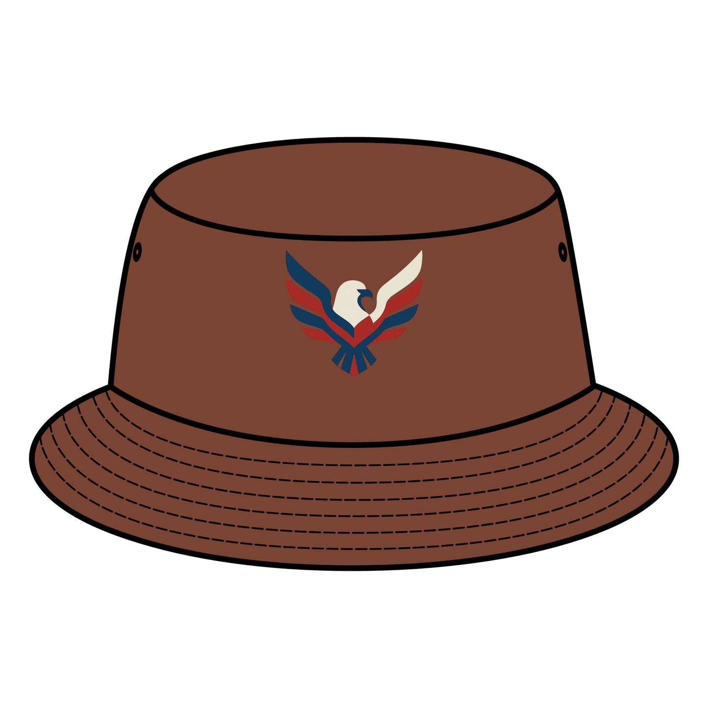Patriotic Bucket Hat - Eagle Design, Summer Accessory, Outdoor Wear, Gift for Dad, 4th of July, Beach Hat