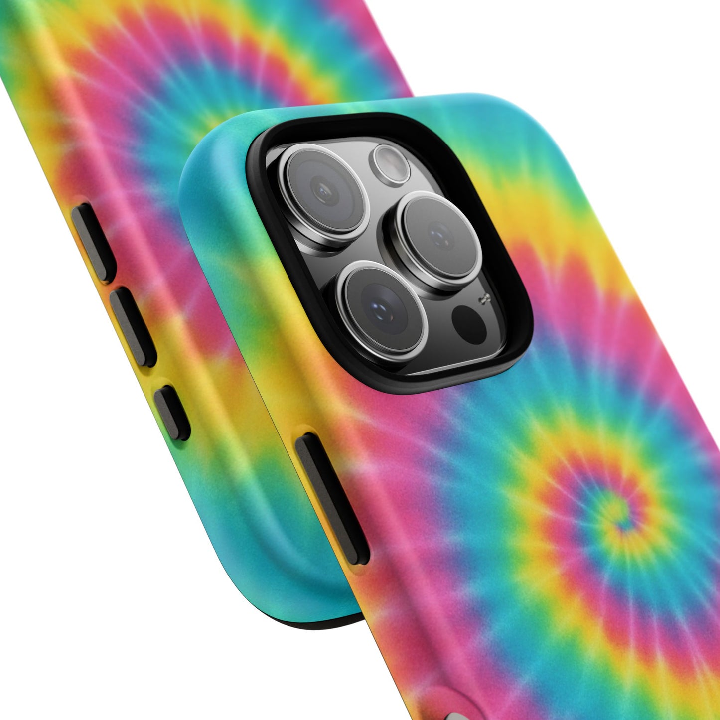 Colorful Tie-Dye Phone Case, Vibrant Phone Cover, Boho Style Accessory, Gift for Teens, Trendy Phone Accessories