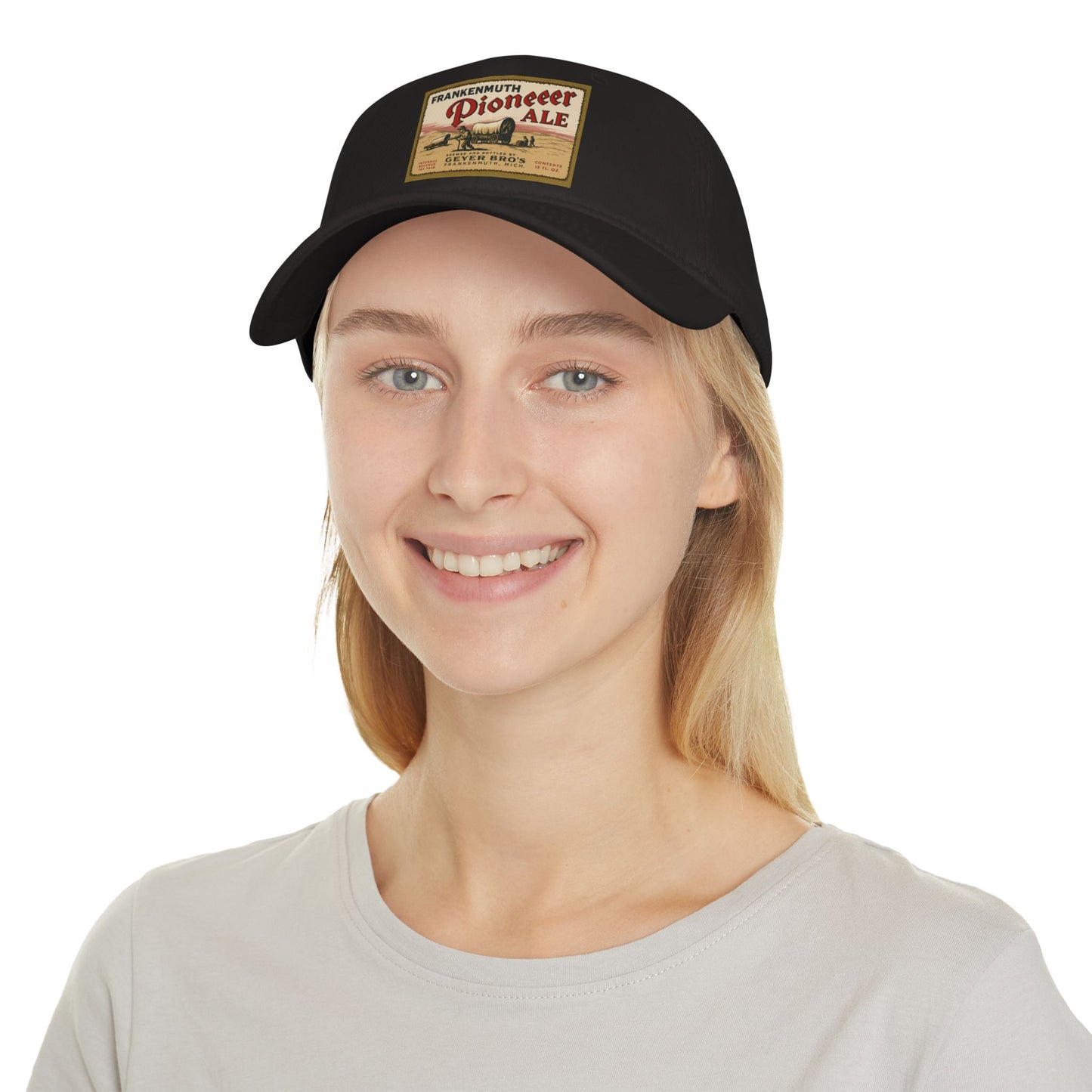Vintage Pioneer Ale Baseball Cap - Red Adjustable Hat, Great for Breweries, Outdoor Events, Gifts, and Casual Wear