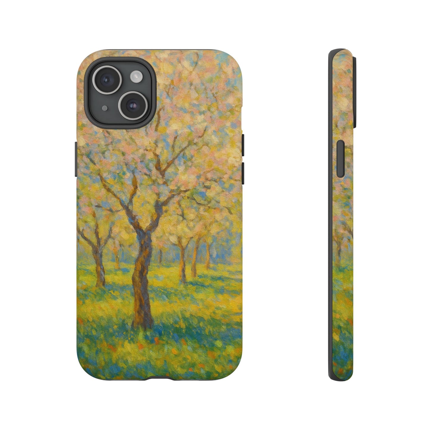 Artistic Phone Case, Tough Phone Case, Flower Tree Case, Spring Decor, Unique Phone Cover, Nature Lover Gift