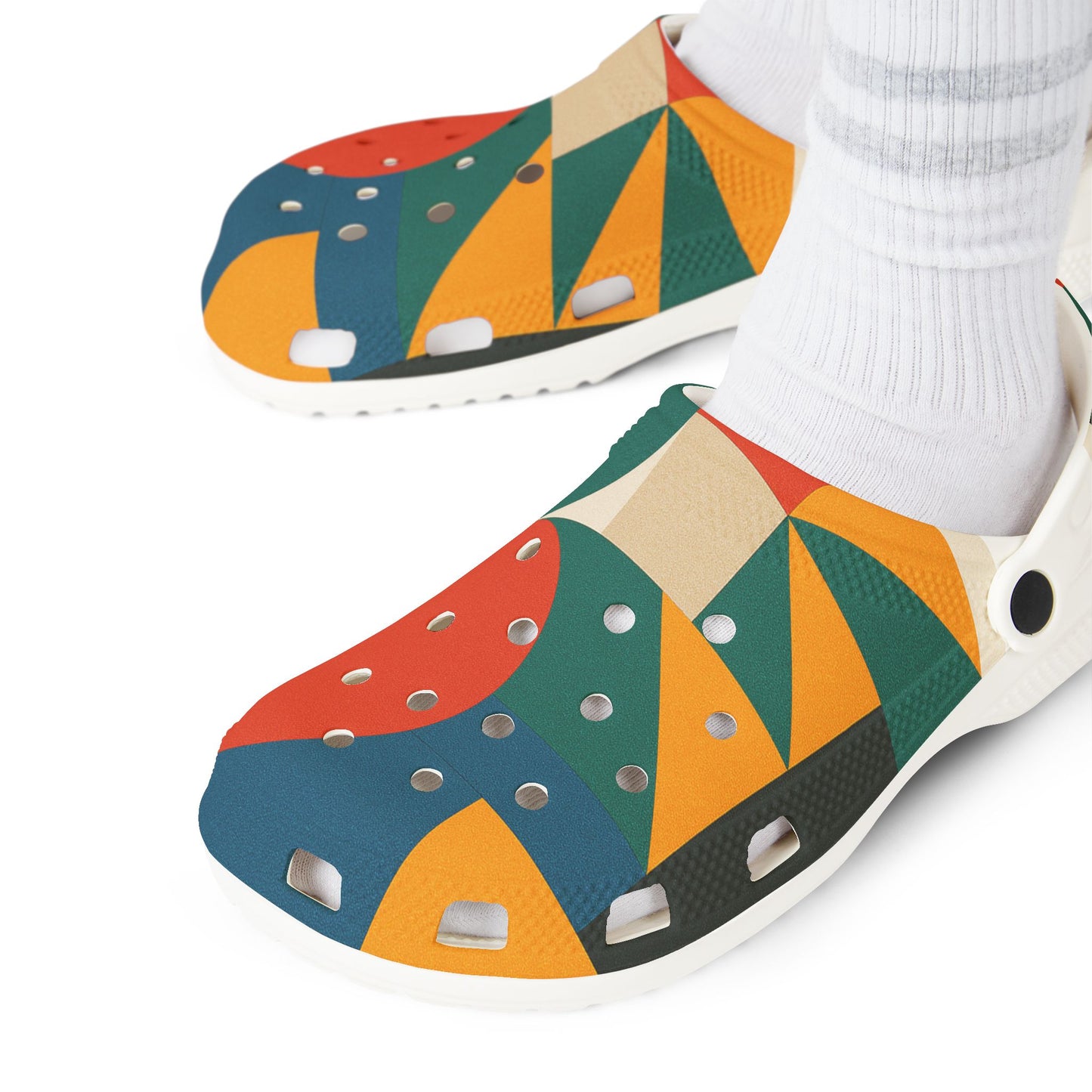 Colorful EVA Foam Clogs - Fun, Lightweight Shoes for Everyday Wear, Ideal for Summer, Gardening, Beach, Festivals, Family Outings