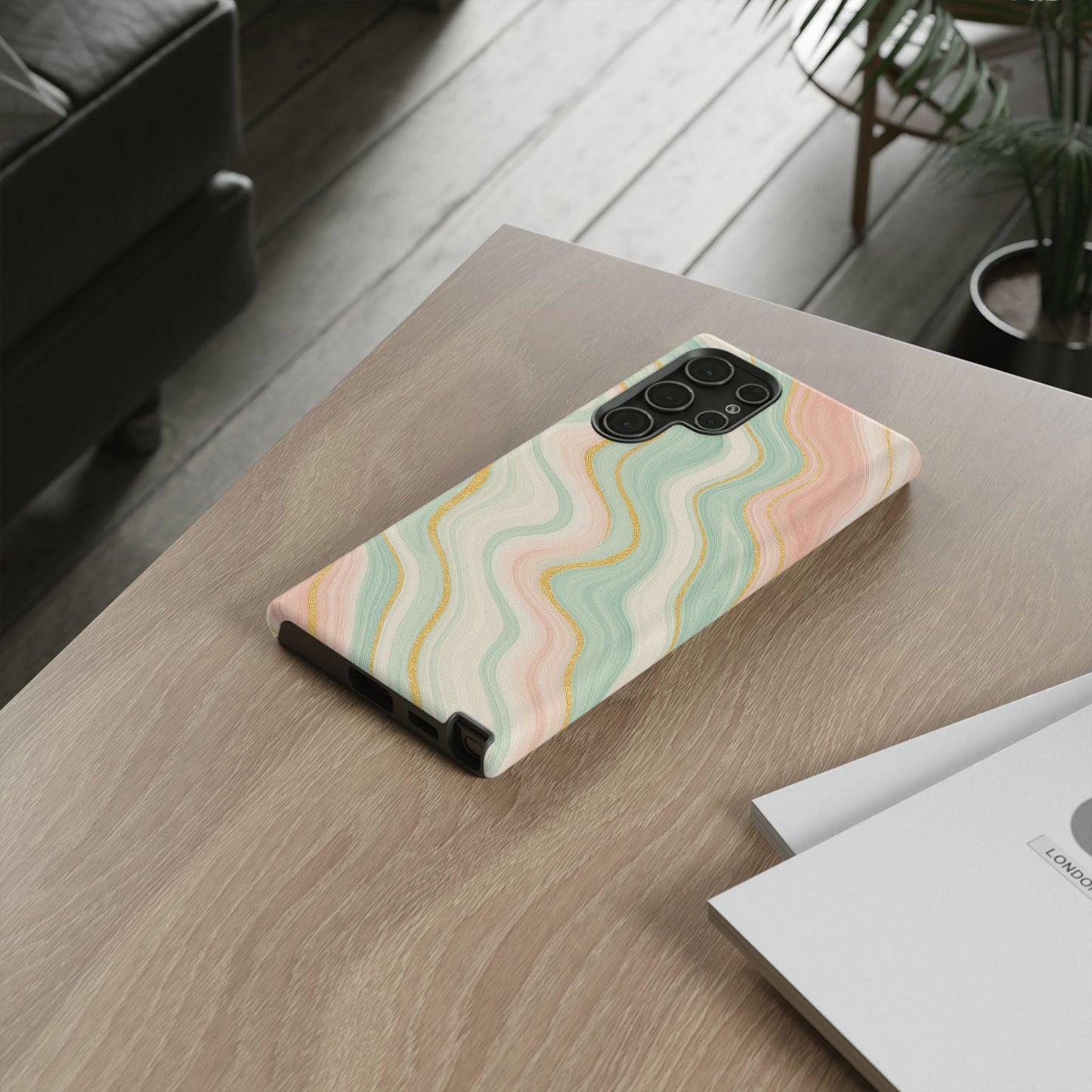 Stylish Phone Case with Abstract Design, Tough Cases for Trendy Protection, Unique Phone Accessories, Gift for Her, Modern Tech Style