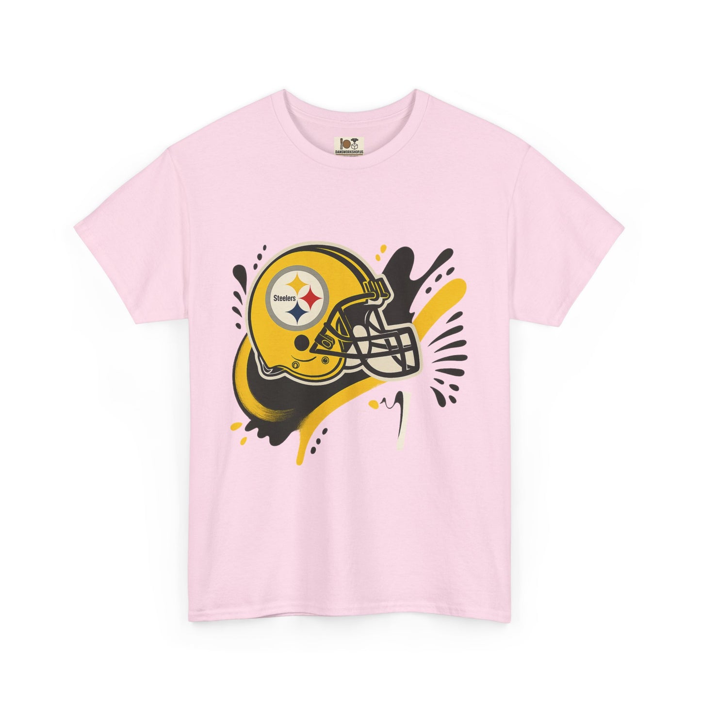 Pittsburgh Steelers Inspired Unisex Heavy Cotton Tee, Sports Fan T-Shirt, Game Day Apparel, Gift for Him/Her, Football Season Style