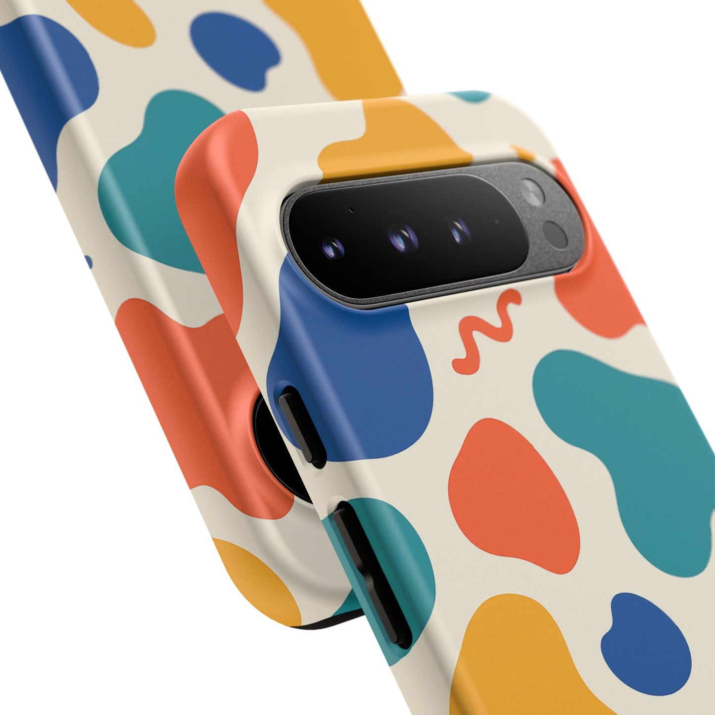 Colorful Phone Case with Abstract Design, Stylish Phone Cover, Trendy Tech Accessory for Her, Unique Gift Idea, Fun Patterned Case