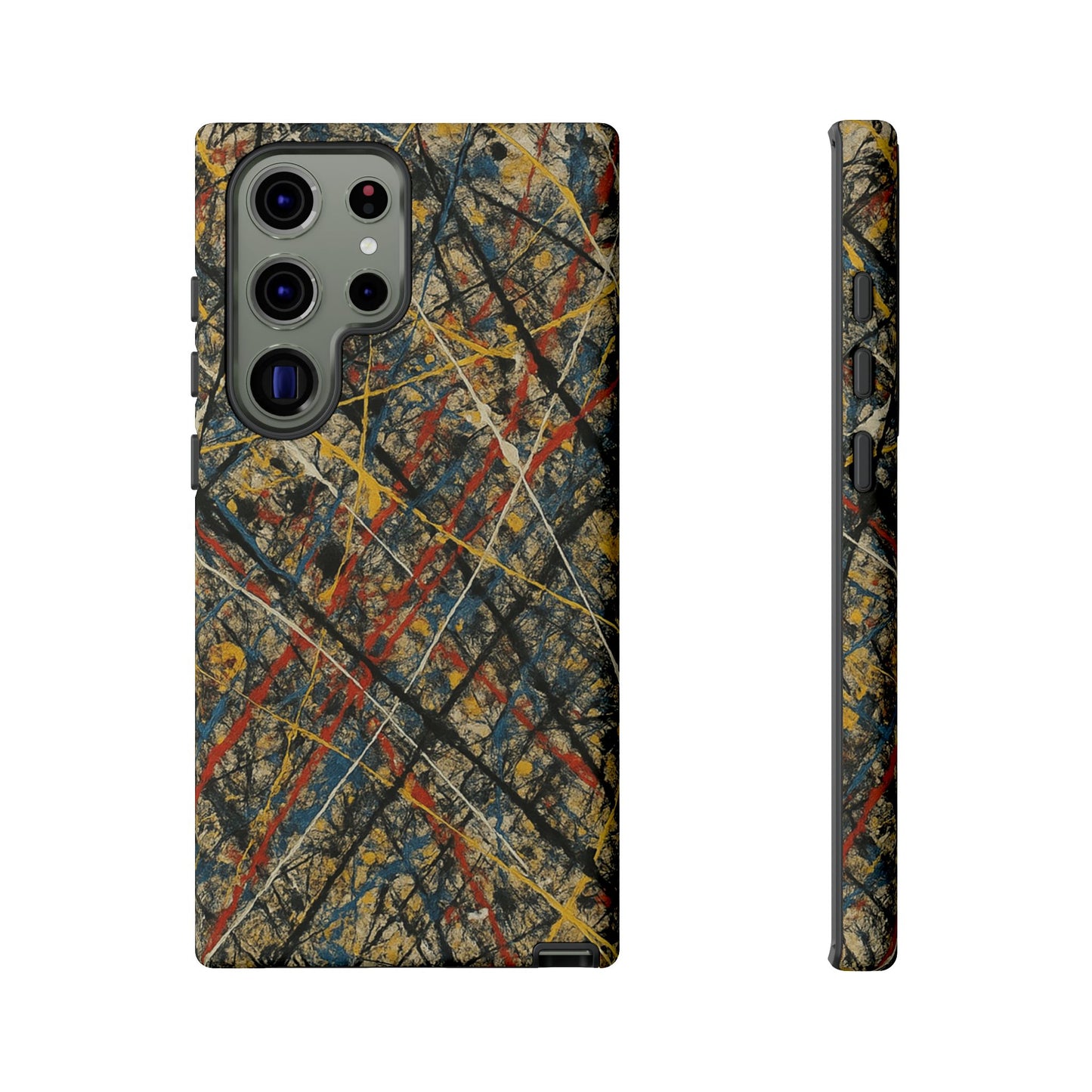 Tough Cases Phone Case - Bold Abstract Design, Stylish Mobile Cover, Unique Gift for Him/Her, Durable Accessory, Trendy Protection