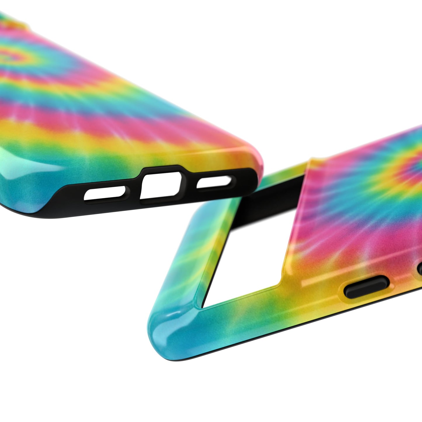 Colorful Tie-Dye Phone Case, Vibrant Phone Cover, Boho Style Accessory, Gift for Teens, Trendy Phone Accessories