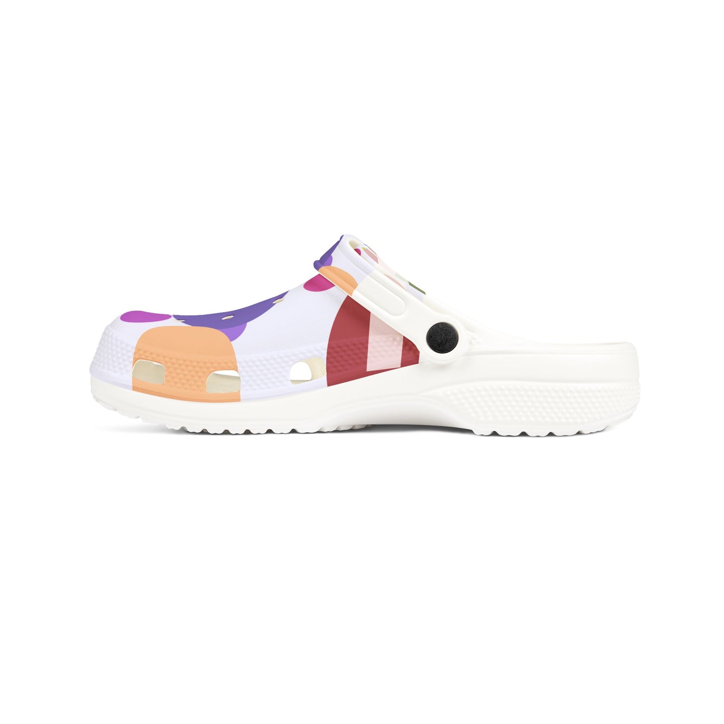 Colorful Foam Clogs, Fun Slip-On Shoes for Summer, Casual Footwear for Pool, Beach and Home