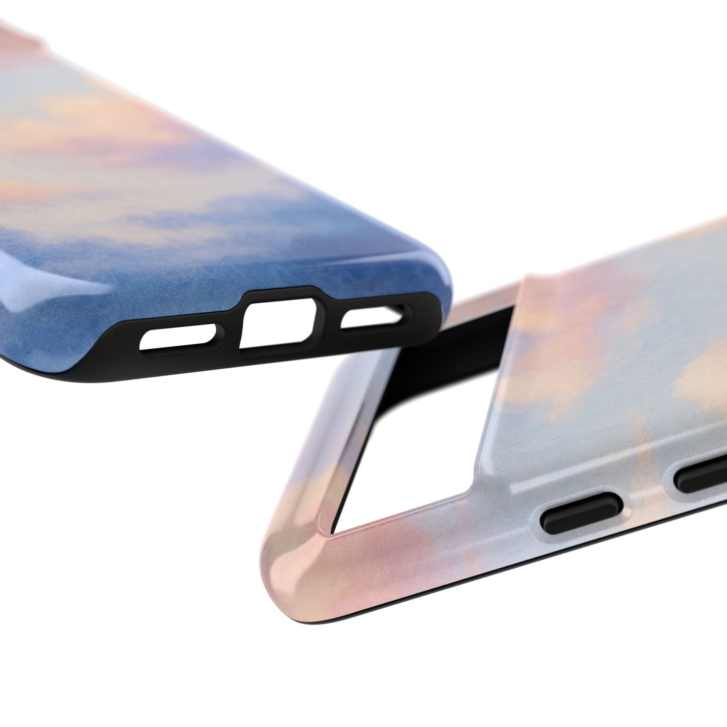 Sky Blue Cloud Phone Case, Tough Phone Cover, Aesthetic Cell Phone Accessory, Gift for Teen, Trendy Tech Protection