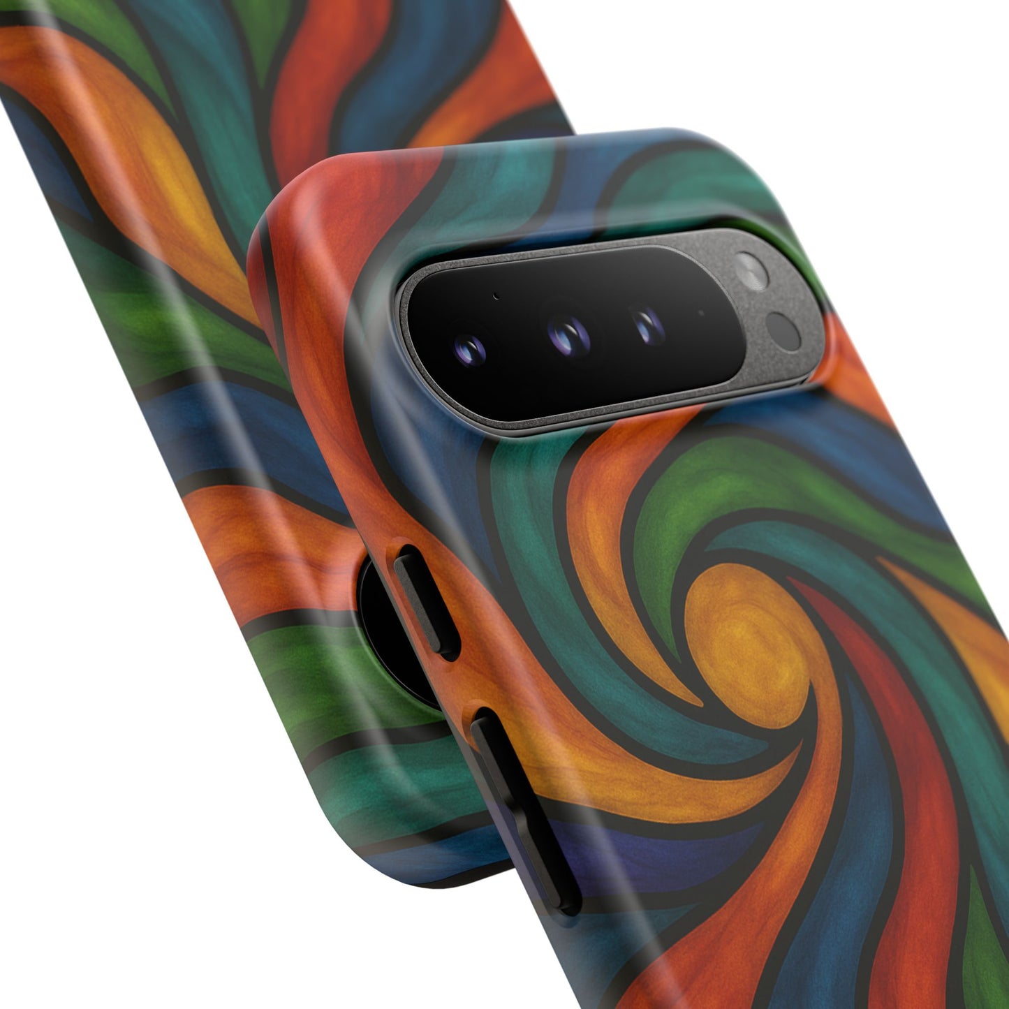 Colorful Swirl Phone Case | Tough Cases, Vibrant Design, Gift for Art Lovers, Funky Case, Unique Phone Accessories