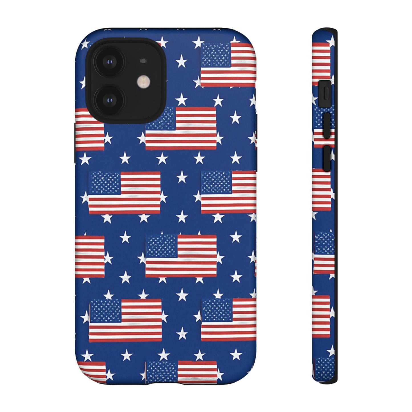 Patriotic Phone Case, Independence Day Accessories, American Flag Design, Star-Spangled Cover, Summer BBQ Gift