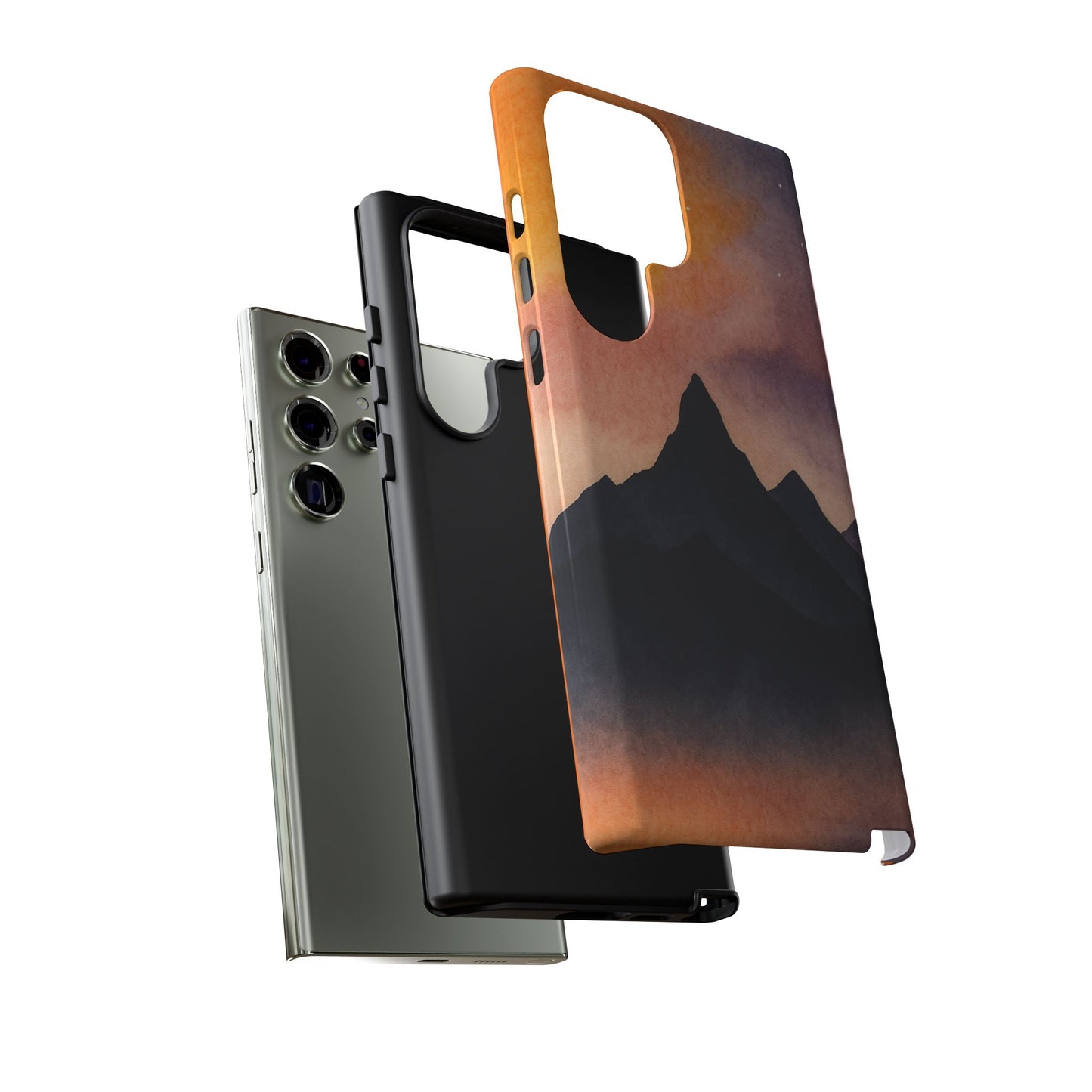 Mountain Sunset Phone Case, Nature Lover's Gift, Adventure Phone Cover, Unique Cellphone Accessories, Outdoor Enthusiast Decor