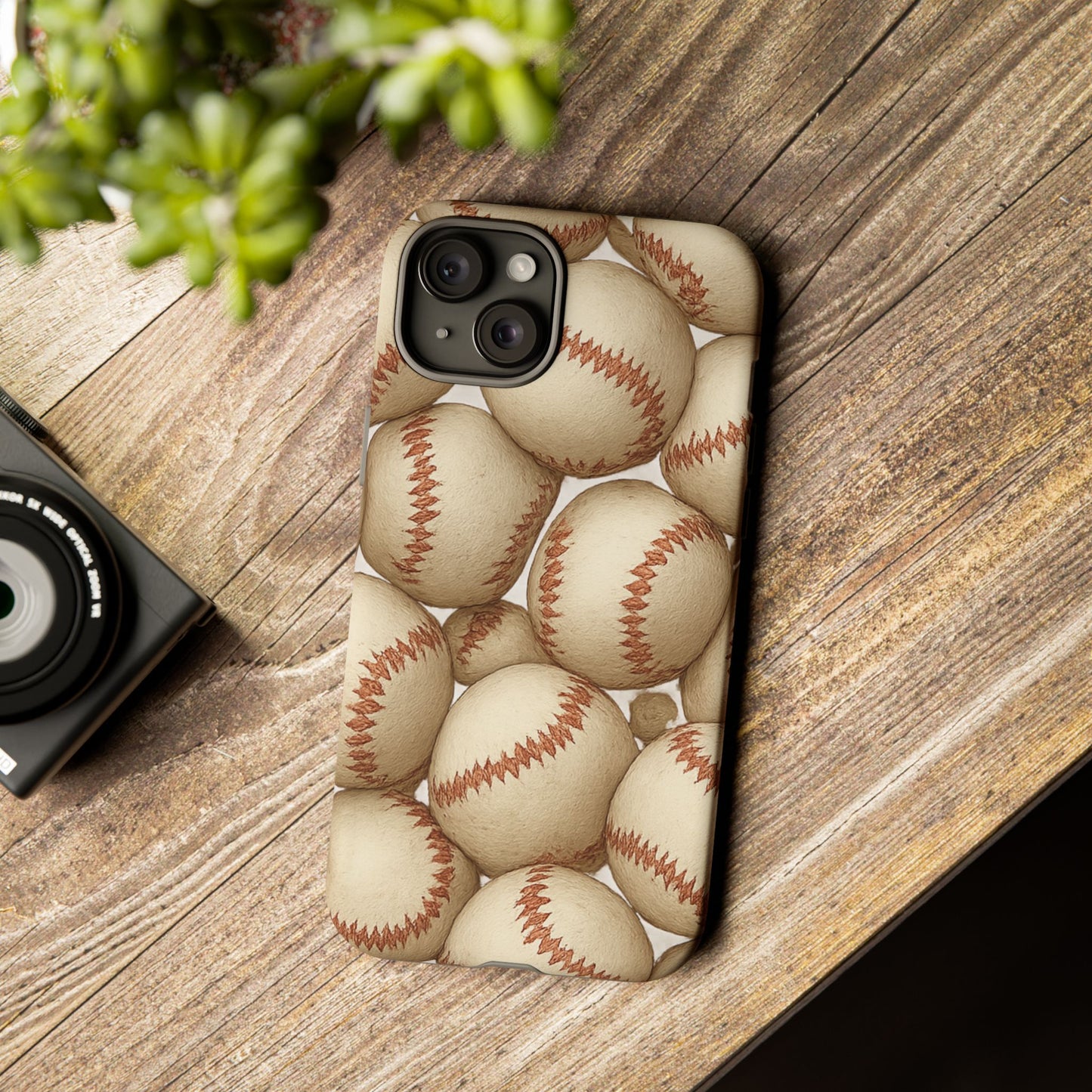 Baseball Phone Case, Tough Cases for Sports Fans, Custom iPhone Cover, Unique Gift for Baseball Lovers, Durable Protection