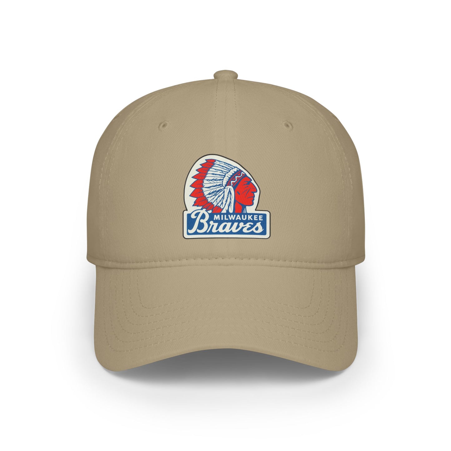 Vintage Milwaukee Braves Baseball Cap, Low Profile Hat, Sports Fan Gift, Casual Wear, Team Apparel, Red Cap