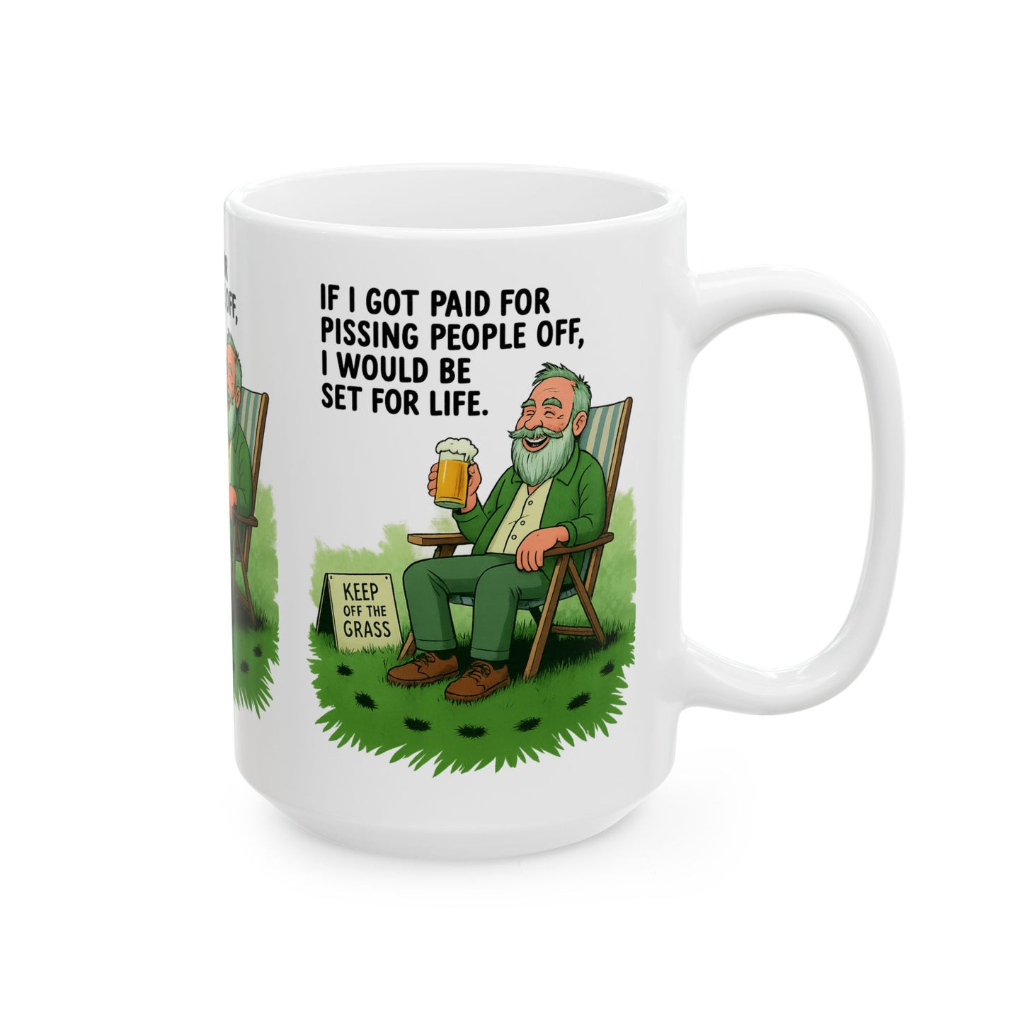 Funny Sarcastic Ceramic Mug - Perfect Gift for Coffee Lovers, Humor, Birthday, Office Desk Decor, Gag Gift
