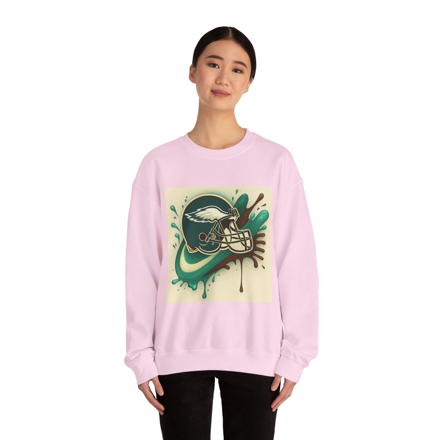 Eagles Inspired Sweatshirt, Unisex Crewneck, Cozy Sports Apparel, Game Day Outfit, Gift for Football Fans